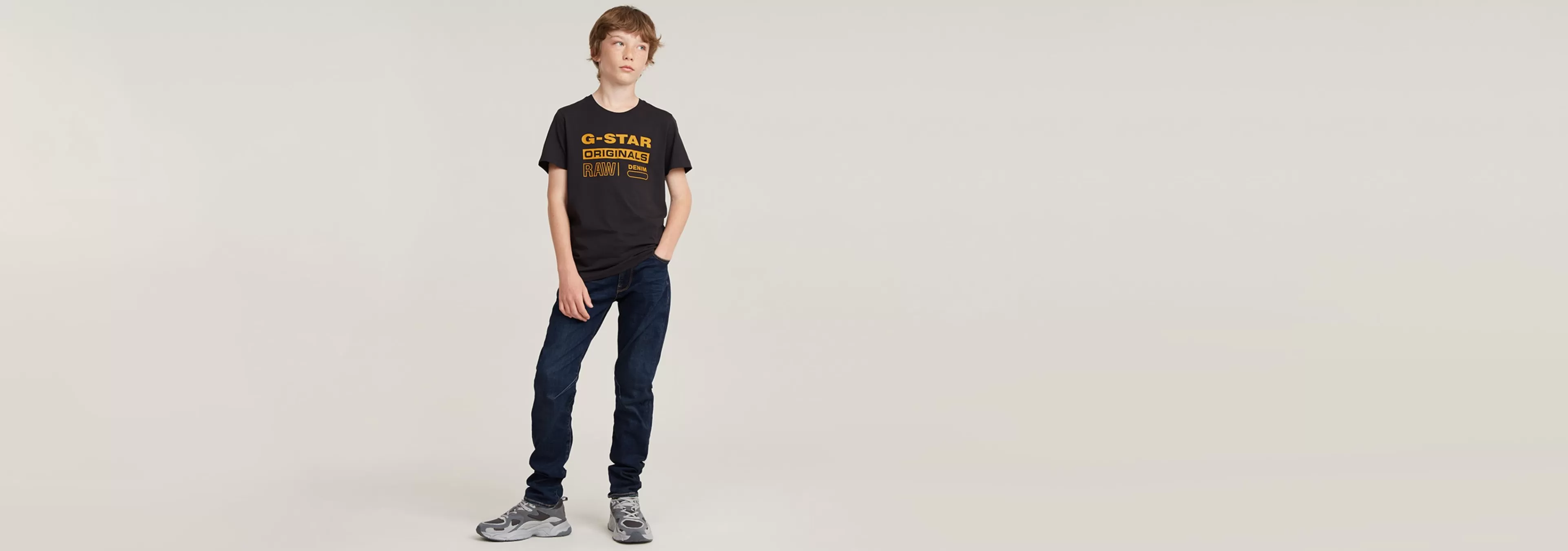 Sale G-Star Kids D-Staq Slim Jeans dark aged