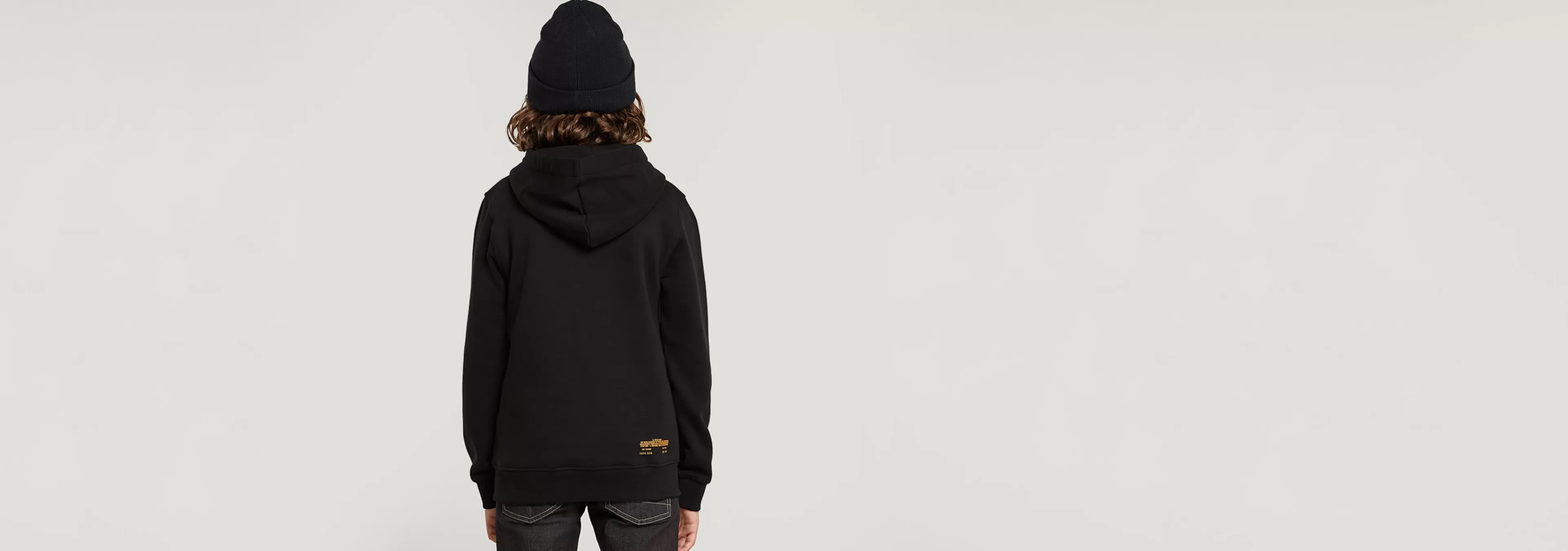 Discount G-Star Kids Hoodie Brushed dark black