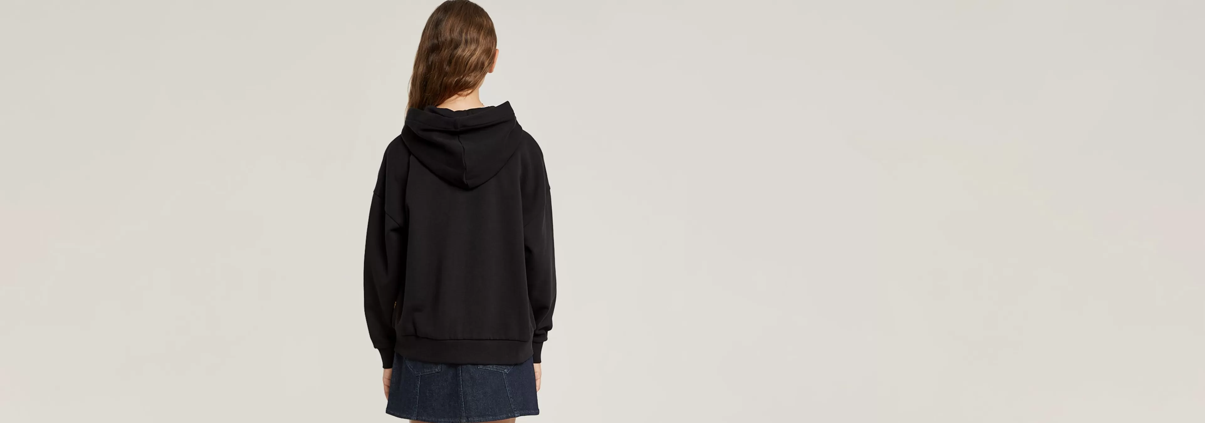 Sale G-Star Kids Hoodie Zipp Brushed dark black