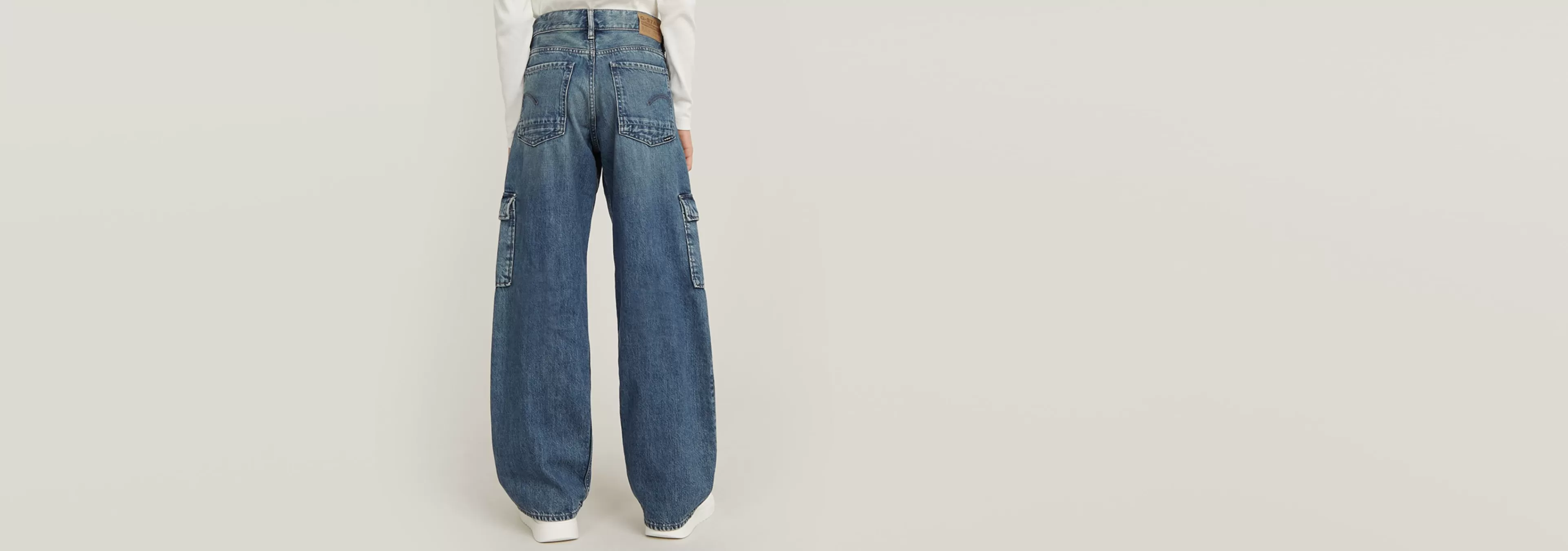 Cheap G-Star Kids Mega Cargo Broek antique faded niagara destroyed