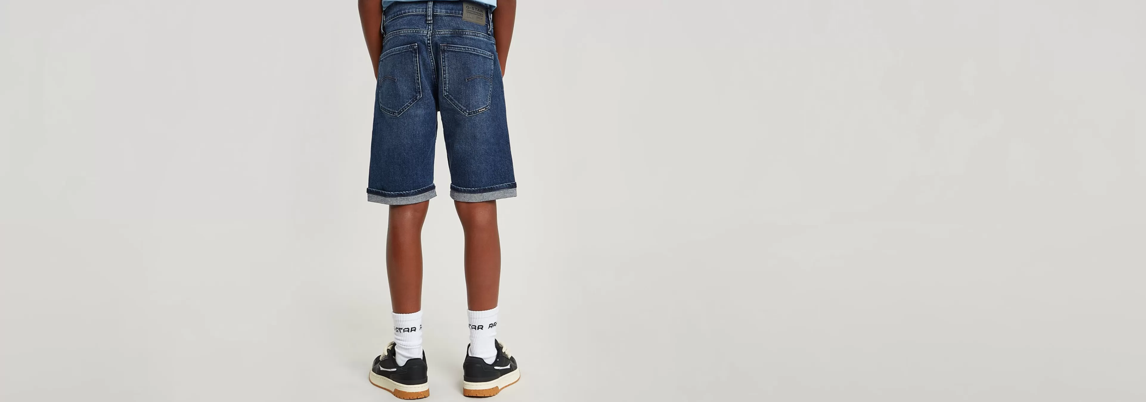Outlet G-Star Kids Mosa Denim Short dark aged