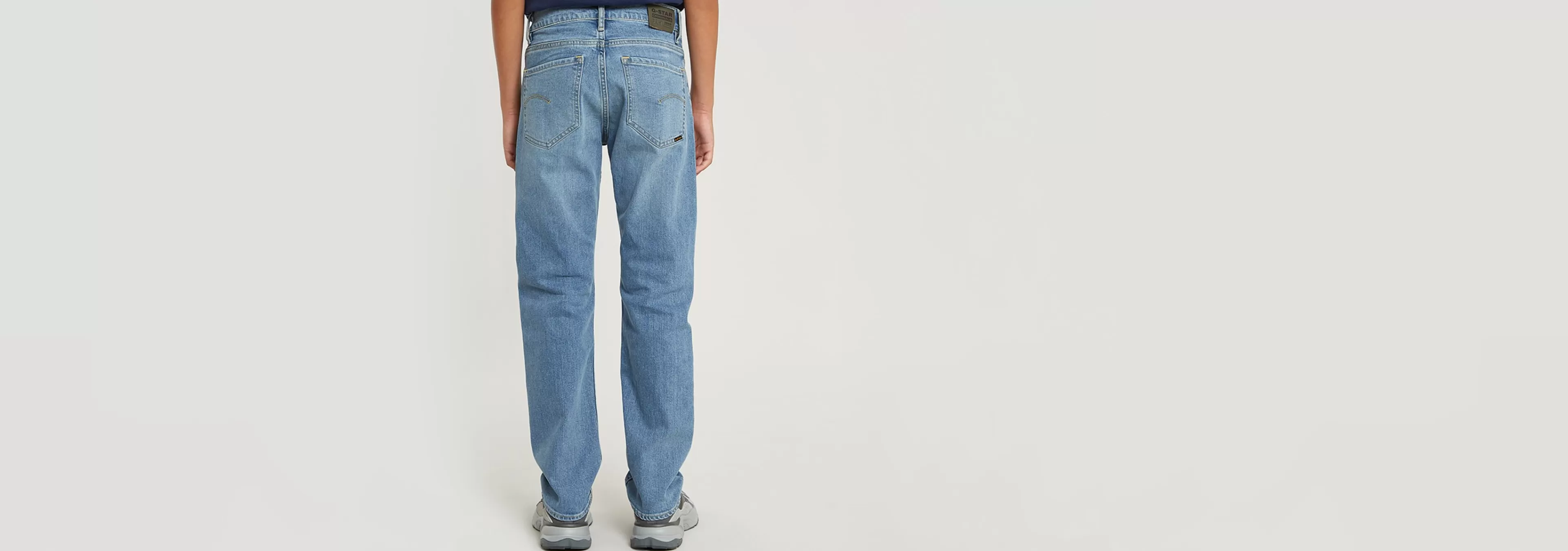 New G-Star Kids Mosa Straight Jeans faded waterfront