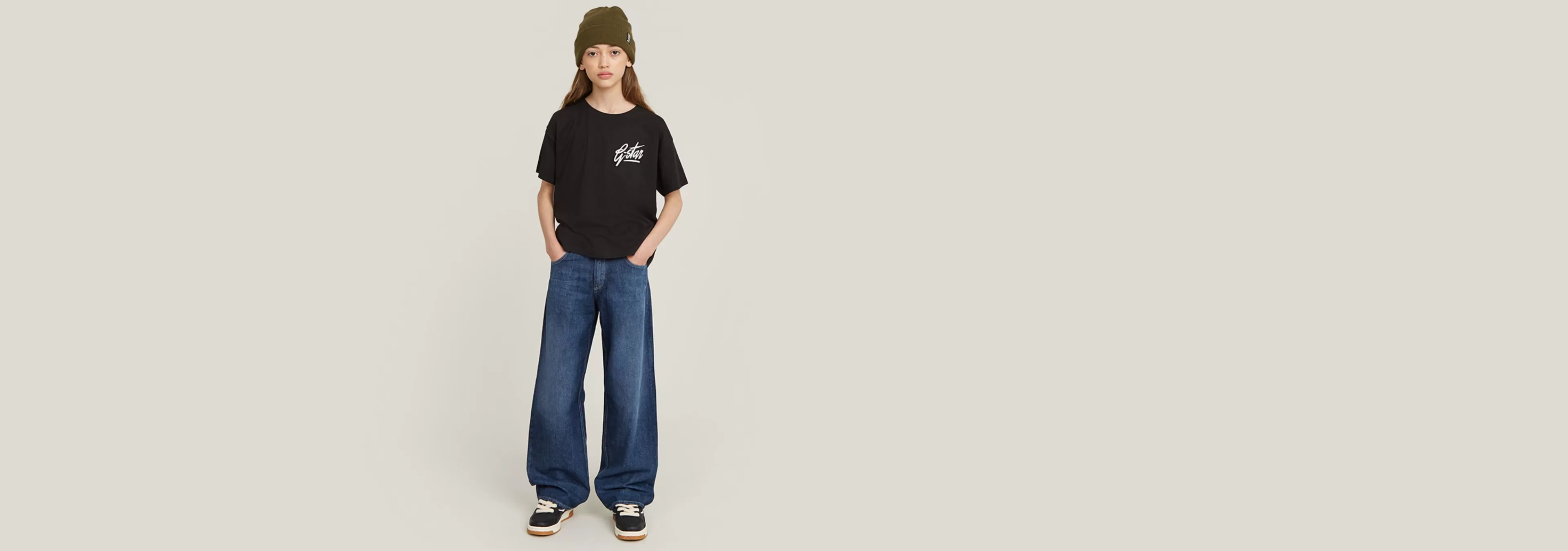 Flash Sale G-Star Kids Premium Judee Loose Jeans dark aged