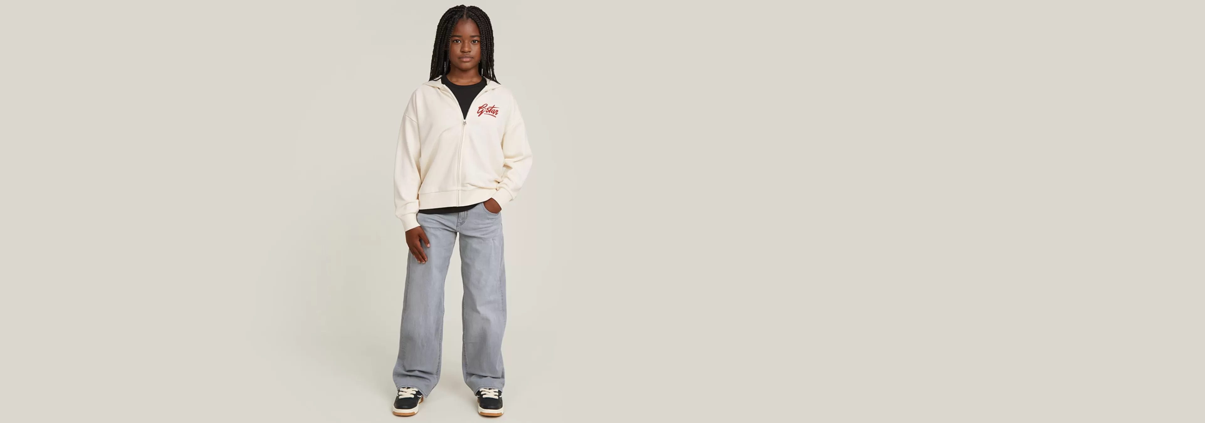 Cheap G-Star Kids Premium Judee Loose Jeans sun faded skyrocket