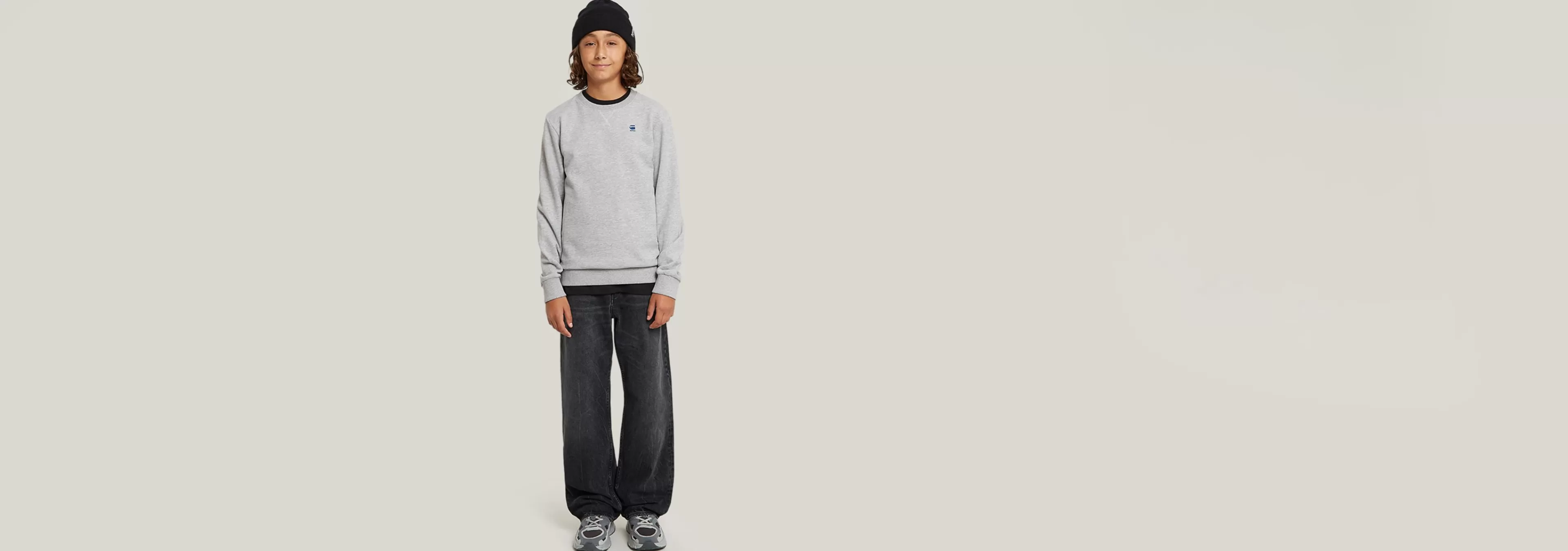Fashion G-Star Kids Sweater Straight light grey heather