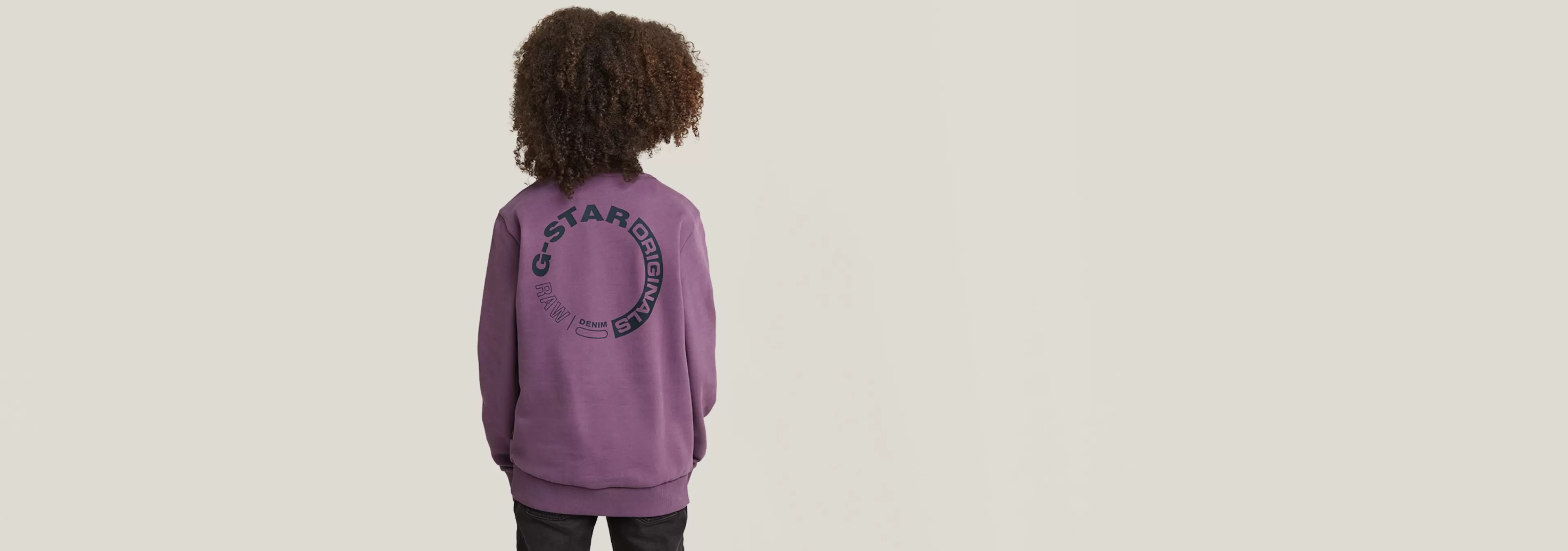 Best G-Star Kids Sweater Unbrushed grape jam