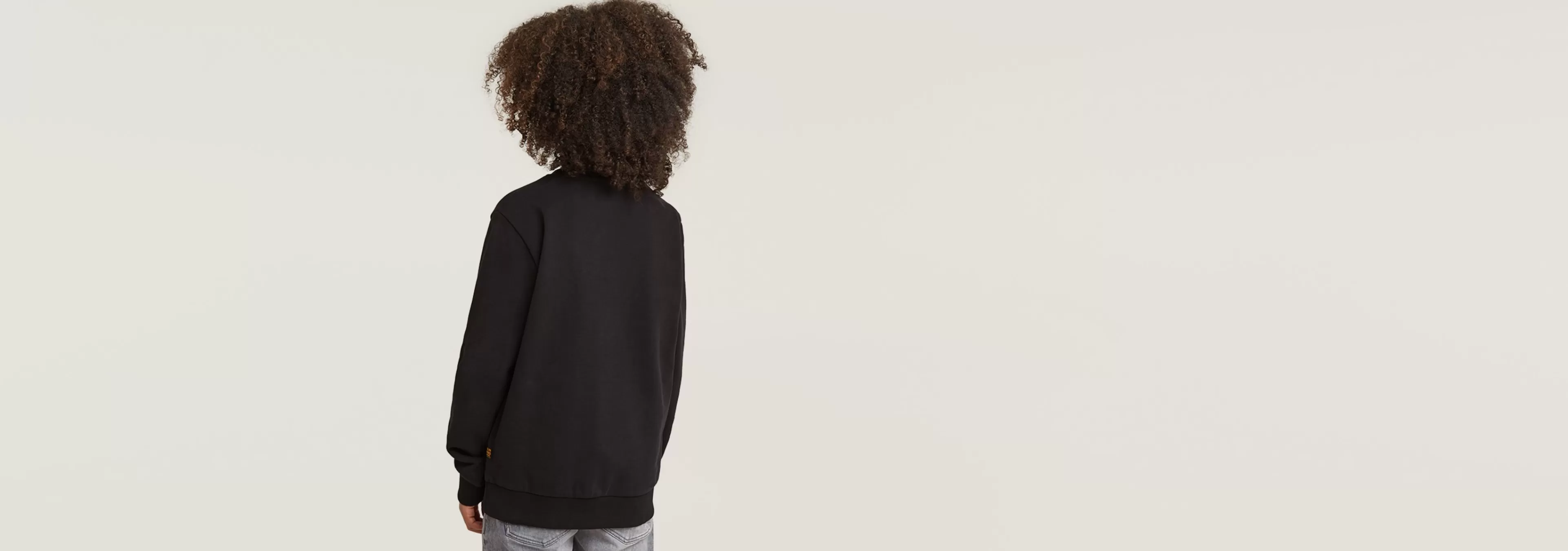 Shop G-Star Kids Sweater Unbrushed dark black