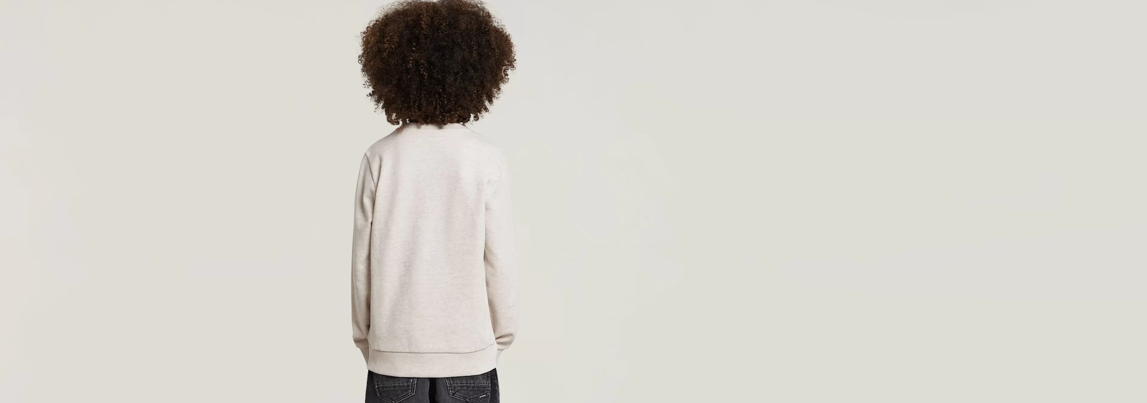 Sale G-Star Kids Sweater Unbrushed ecru heather