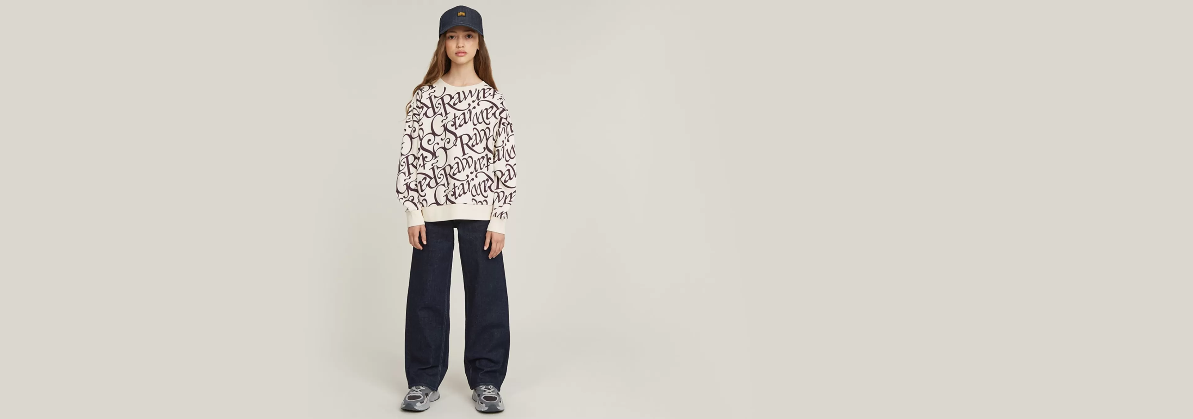 Best G-Star Kids Sweater Unbrushed eggnog