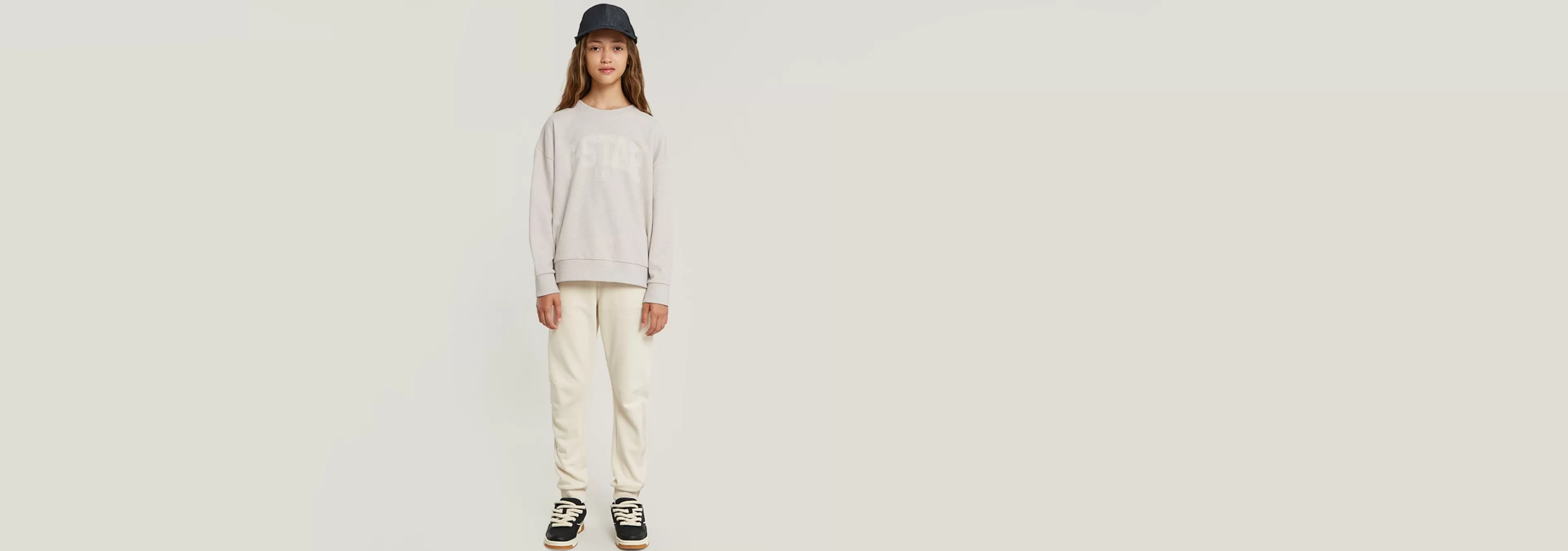 Store G-Star Kids Sweater Unbrushed ecru heather