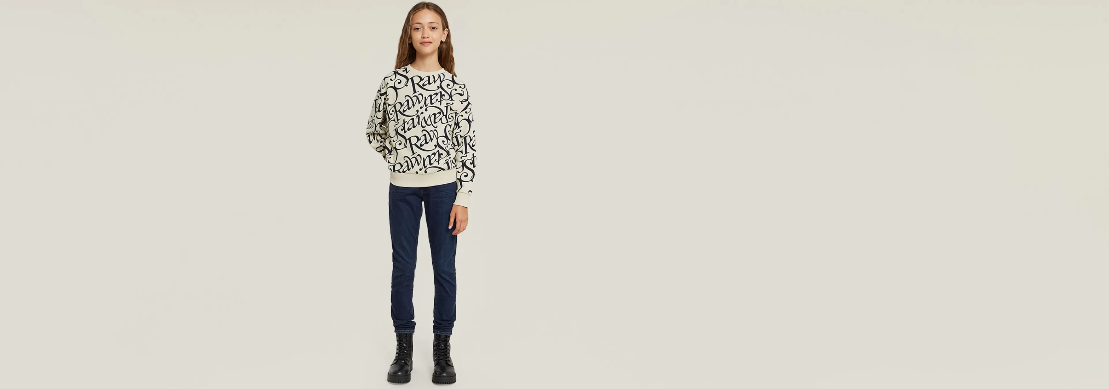 Store G-Star Kids Sweater Unbrushed mazarine blue