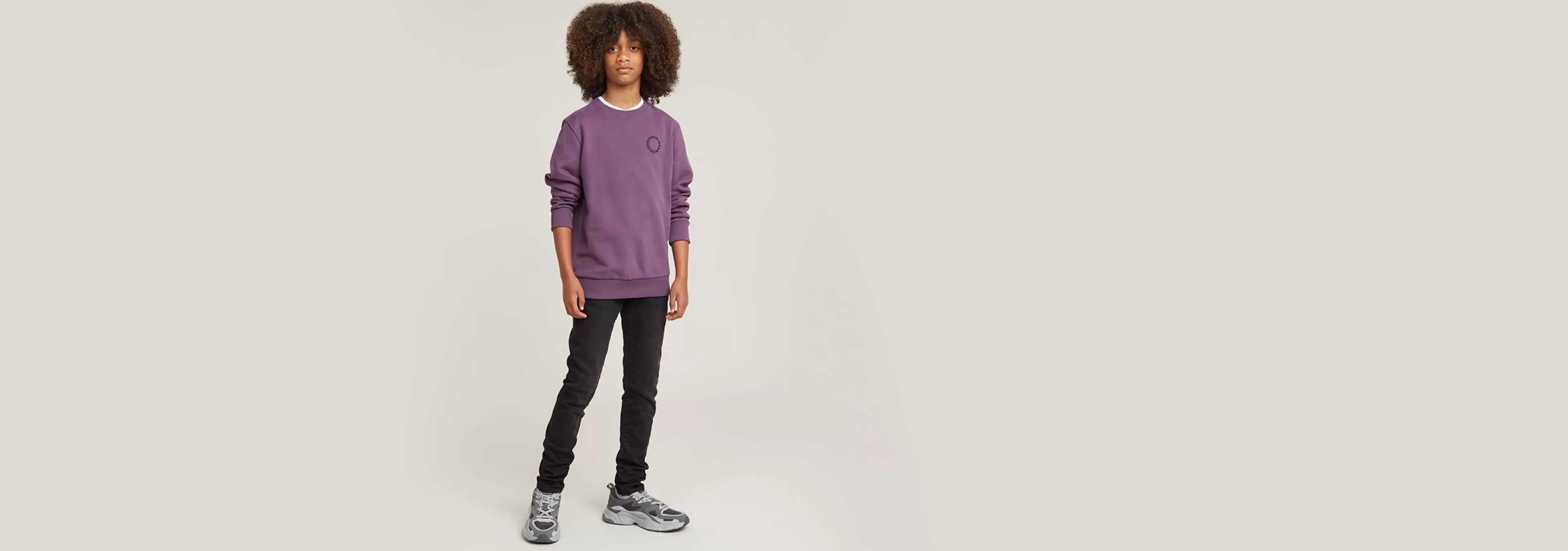 Best G-Star Kids Sweater Unbrushed grape jam