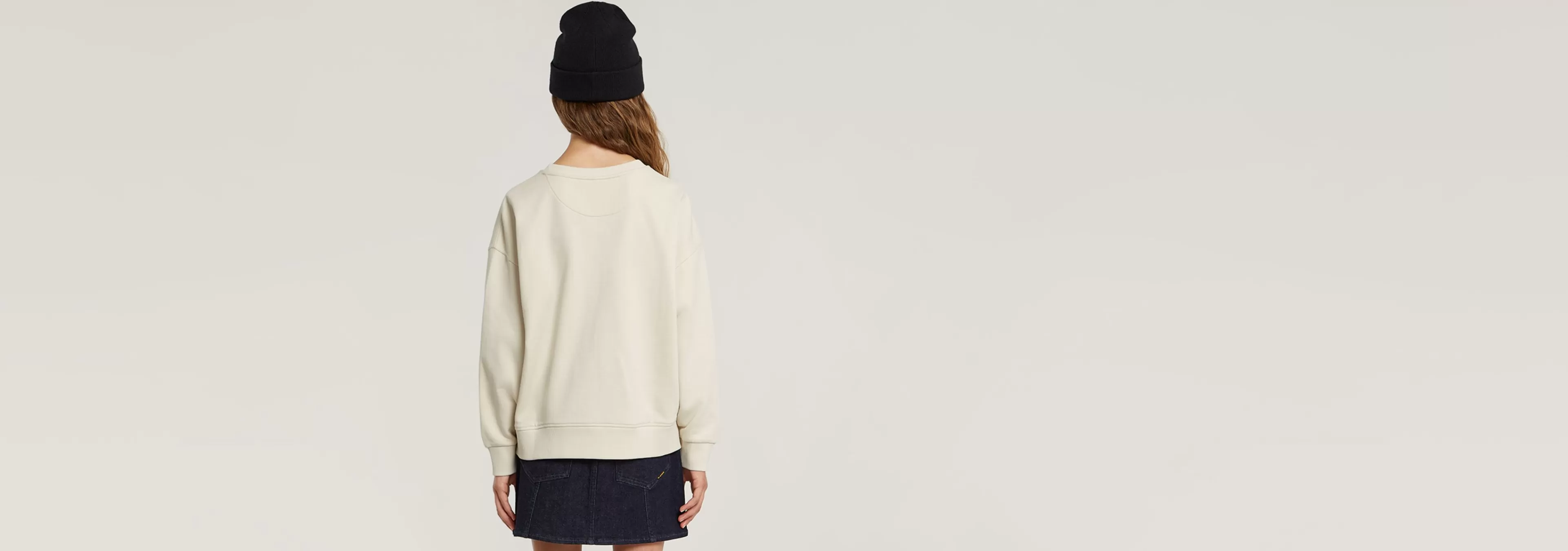 Store G-Star Kids Tape Loose Sweater Chalk