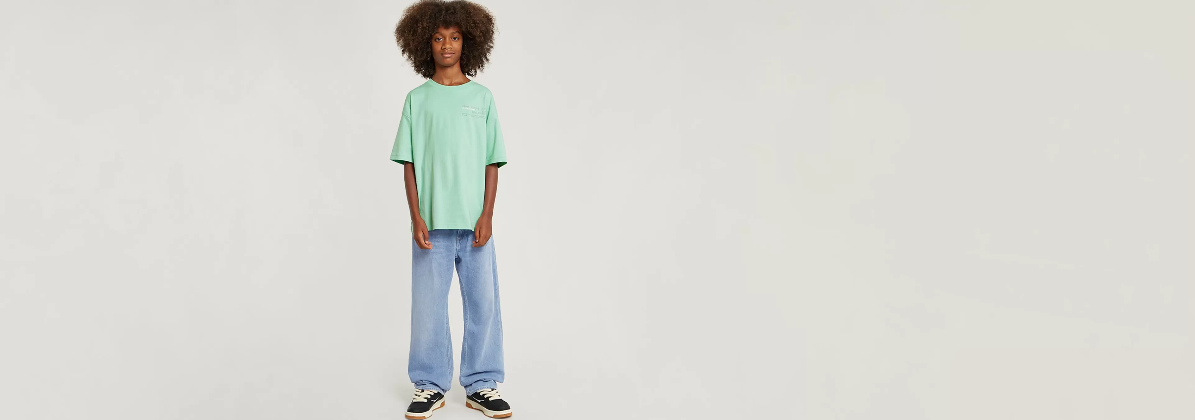 Cheap G-Star Kids T-Shirt Boxy lichen green
