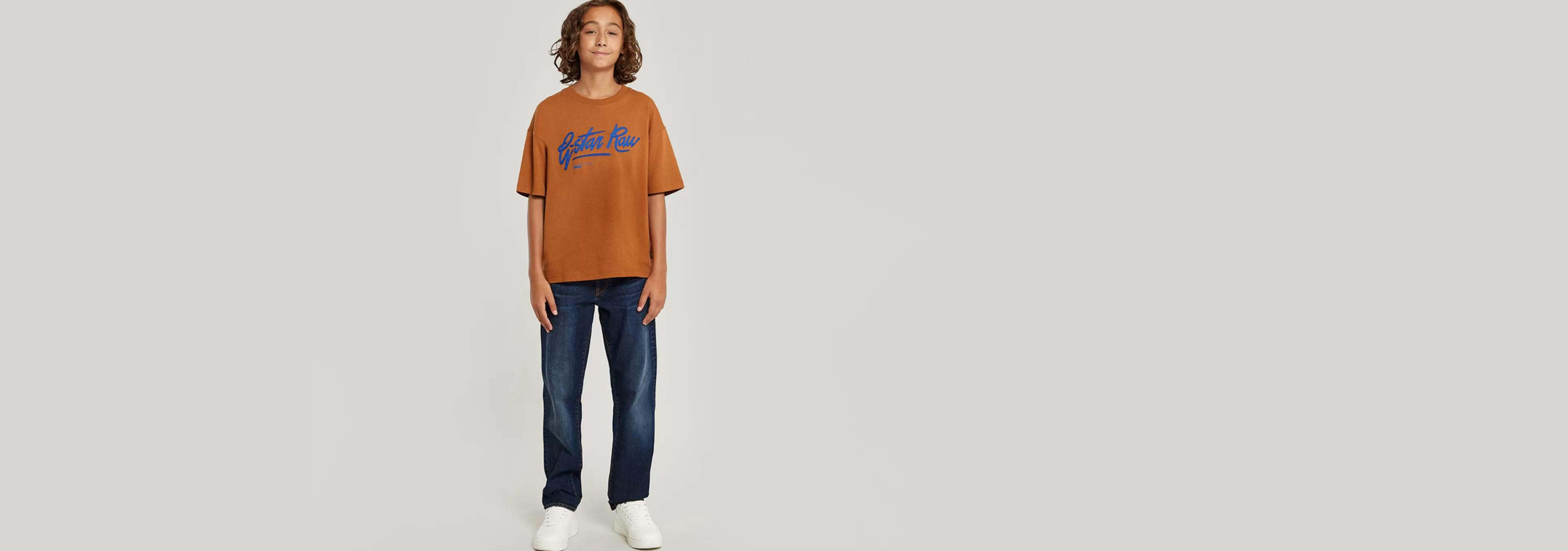 Outlet G-Star Kids T-Shirt Boxy mocha bisque