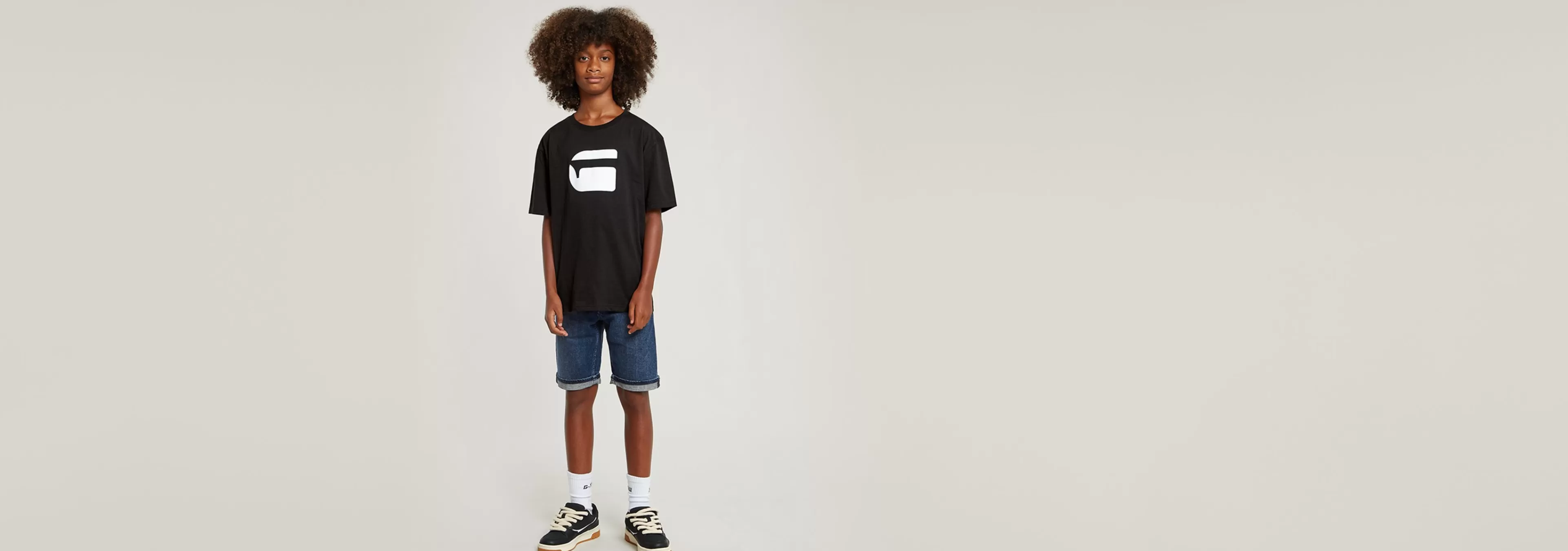 New G-Star Kids T-Shirt Loose dark black