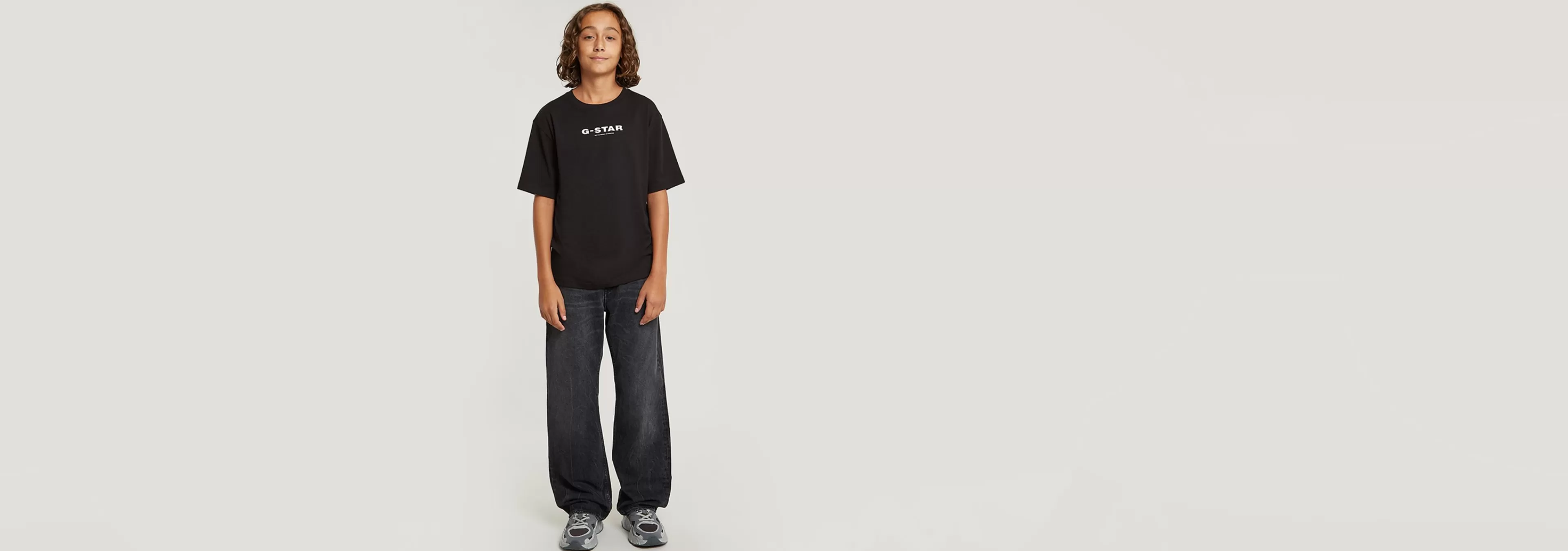 Cheap G-Star Kids T-Shirt Loose dark black