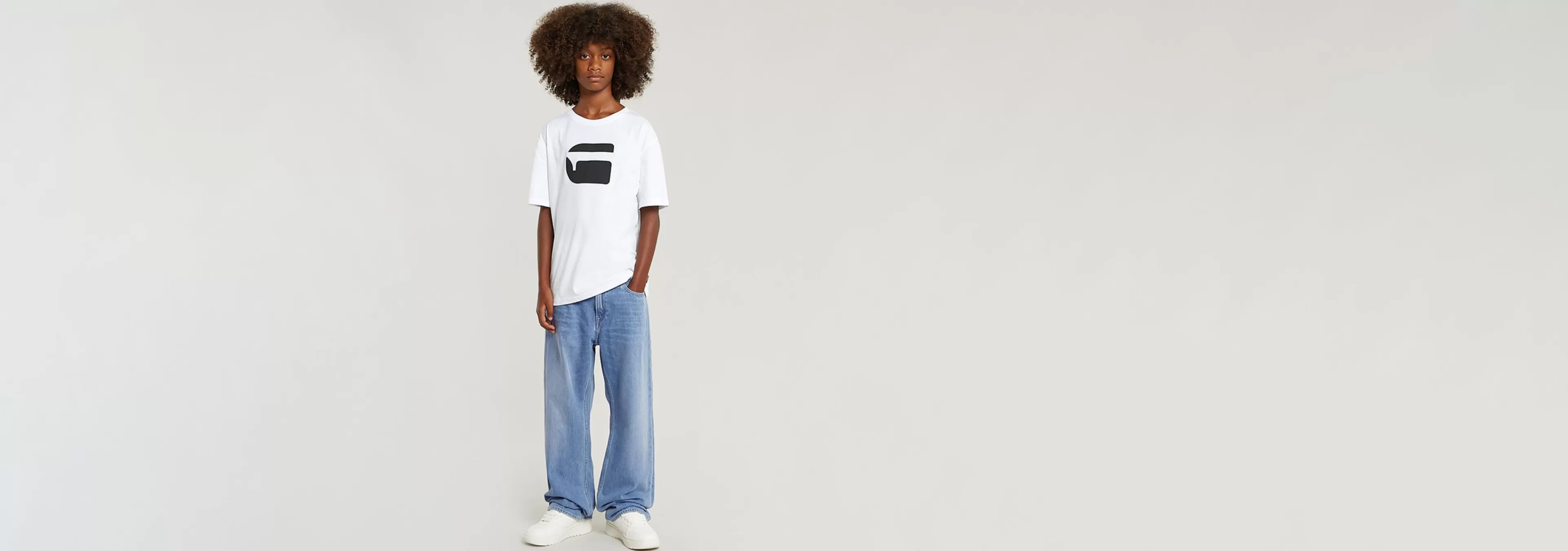 Hot G-Star Kids T-Shirt Loose white
