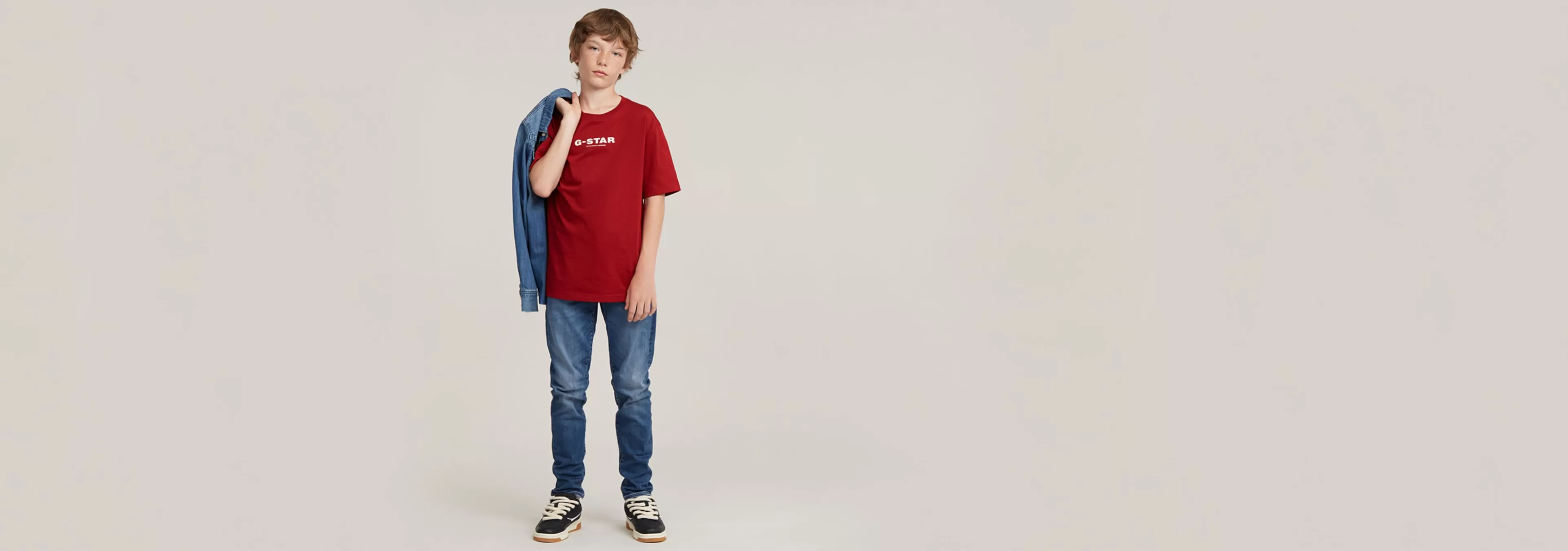 Clearance G-Star Kids T-Shirt Loose Dark Baron