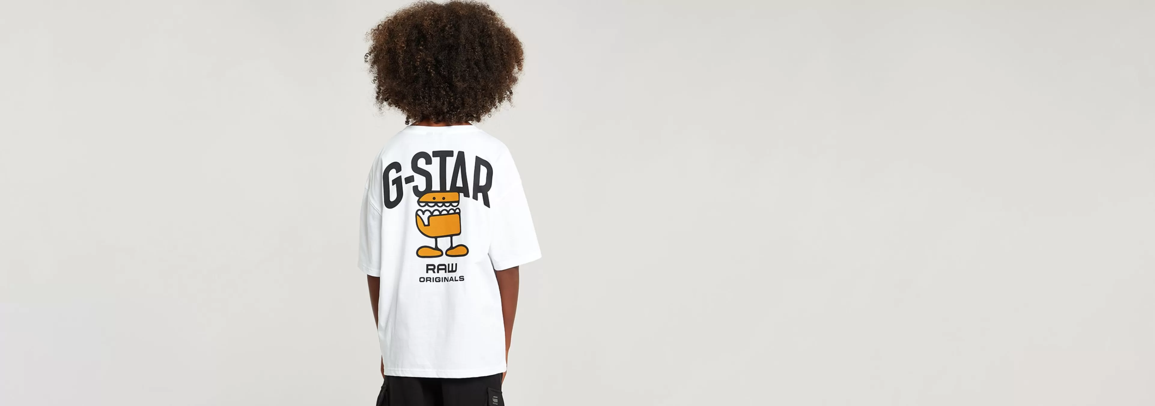 Store G-Star Kids T-Shirt Loose Comic white