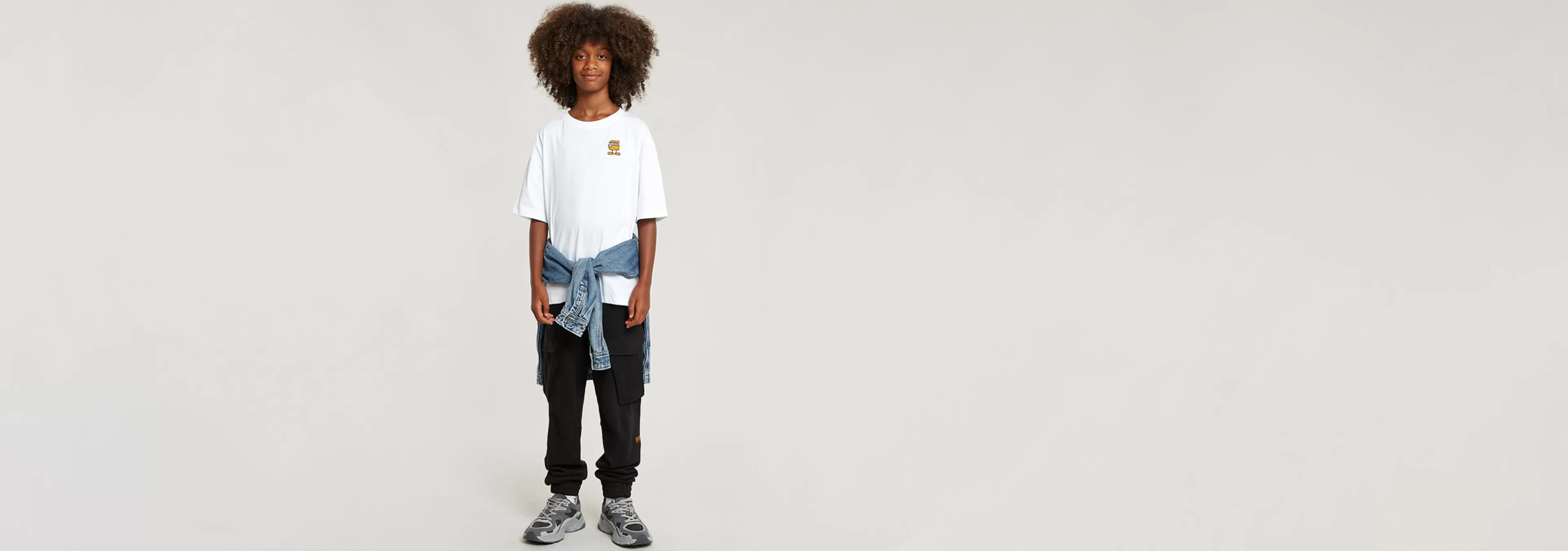 Store G-Star Kids T-Shirt Loose Comic white