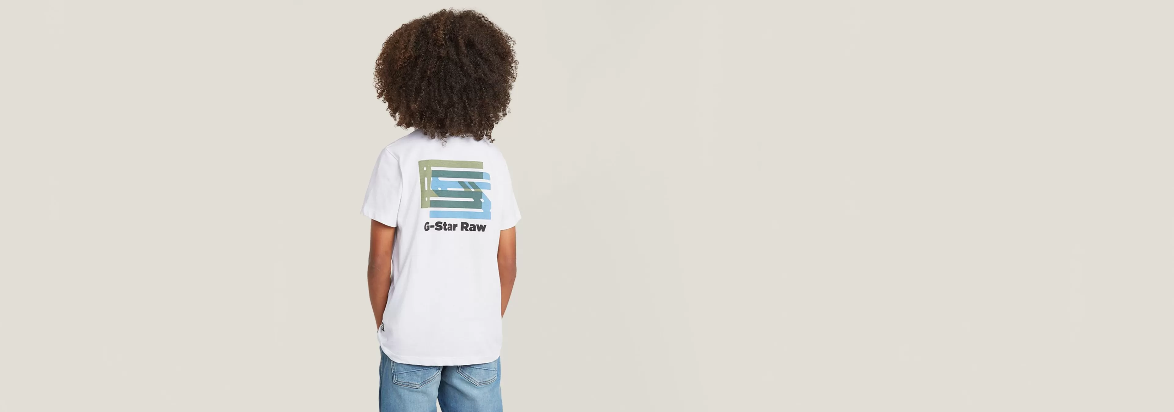 Cheap G-Star Kids T-Shirt Regular white