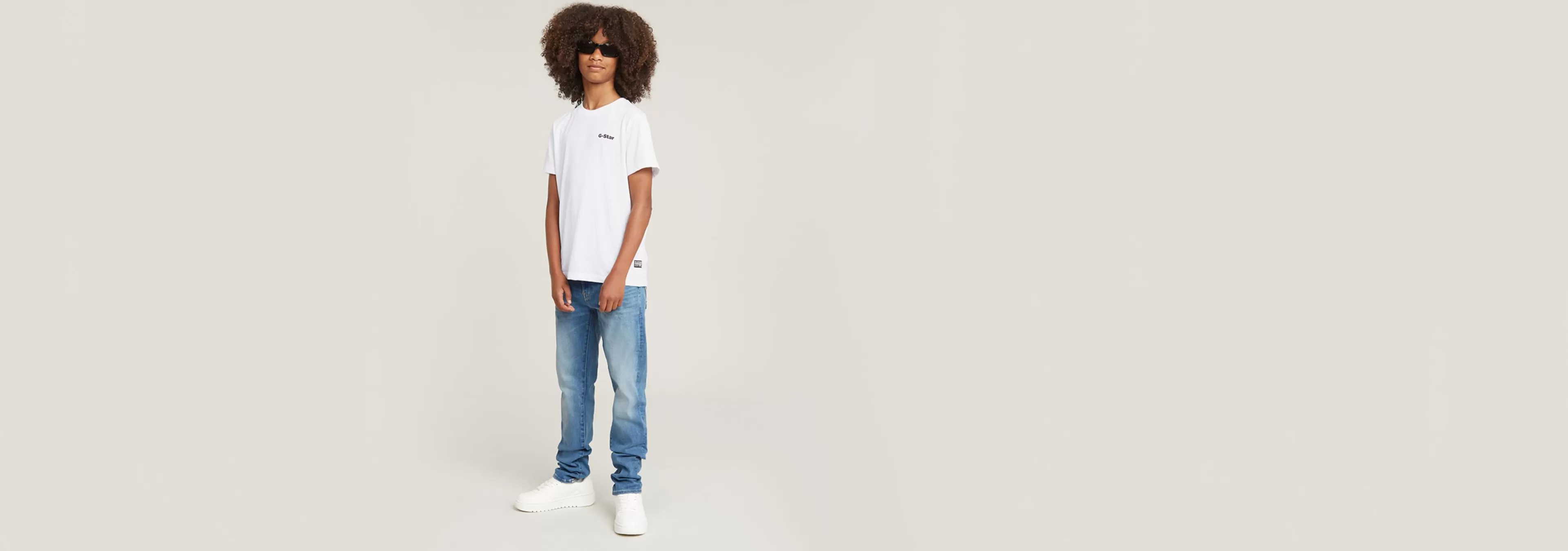 Cheap G-Star Kids T-Shirt Regular white