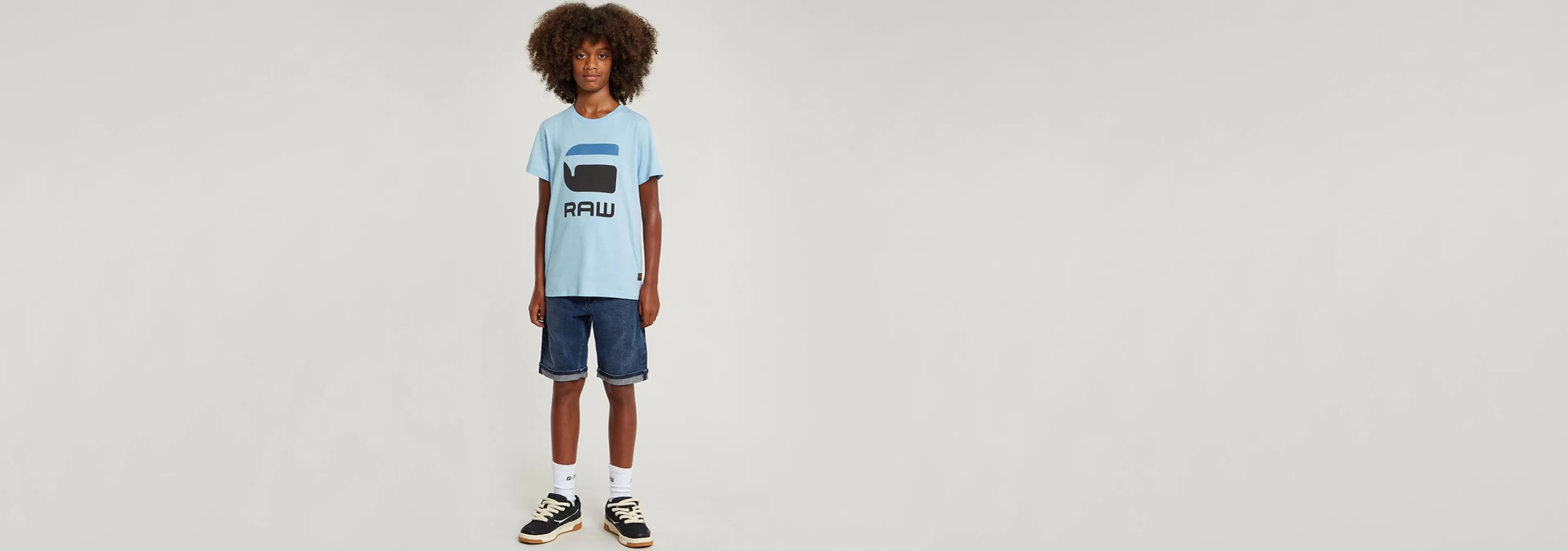 Hot G-Star Kids T-Shirt Regular Siali Blue