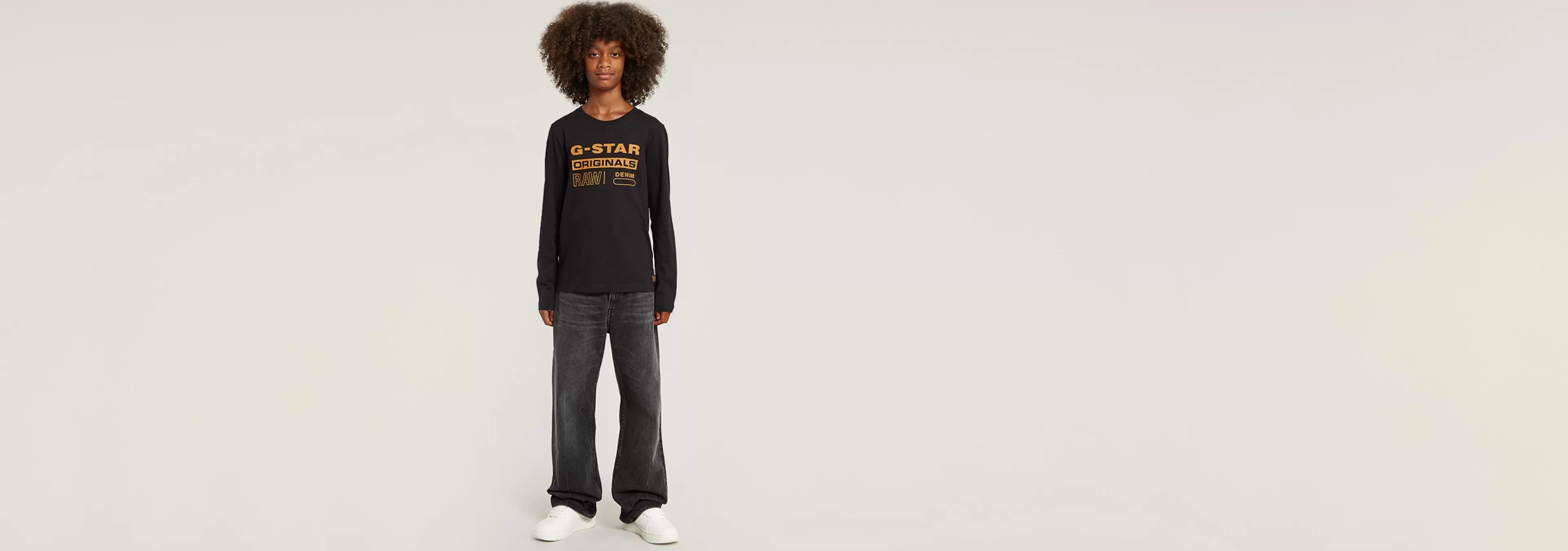 Store G-Star Kids T-Shirt Regular dark black