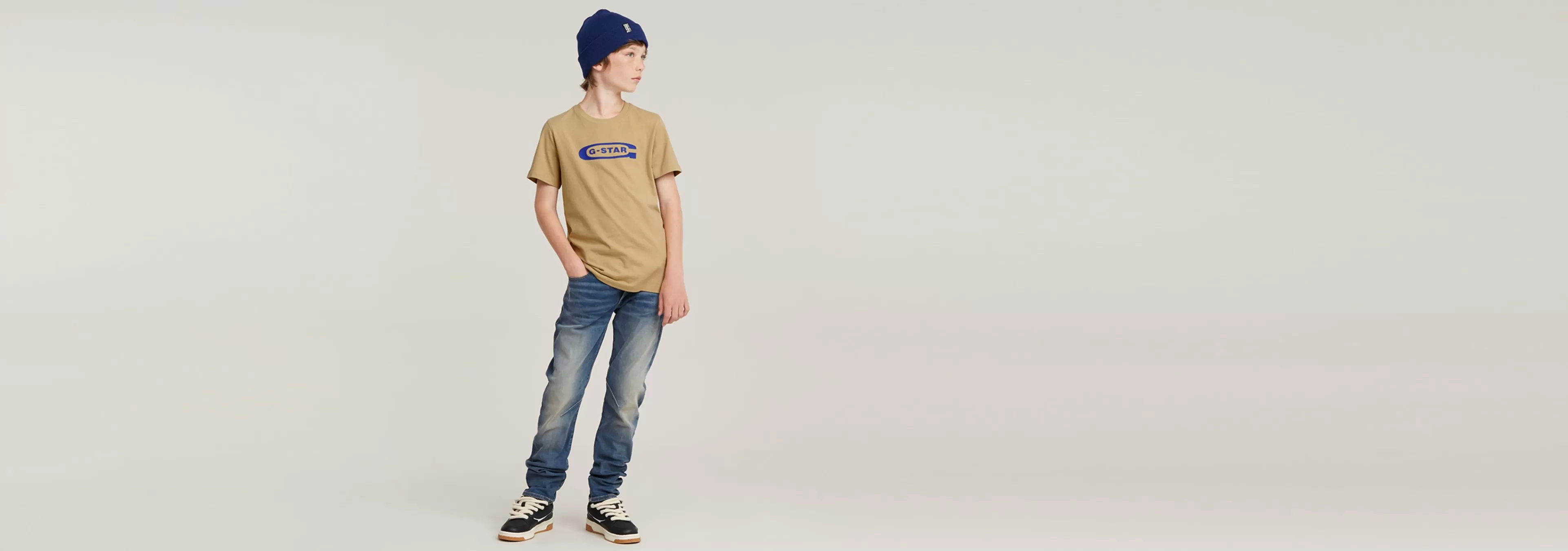 Sale G-Star Kids T-Shirt Regular Cream
