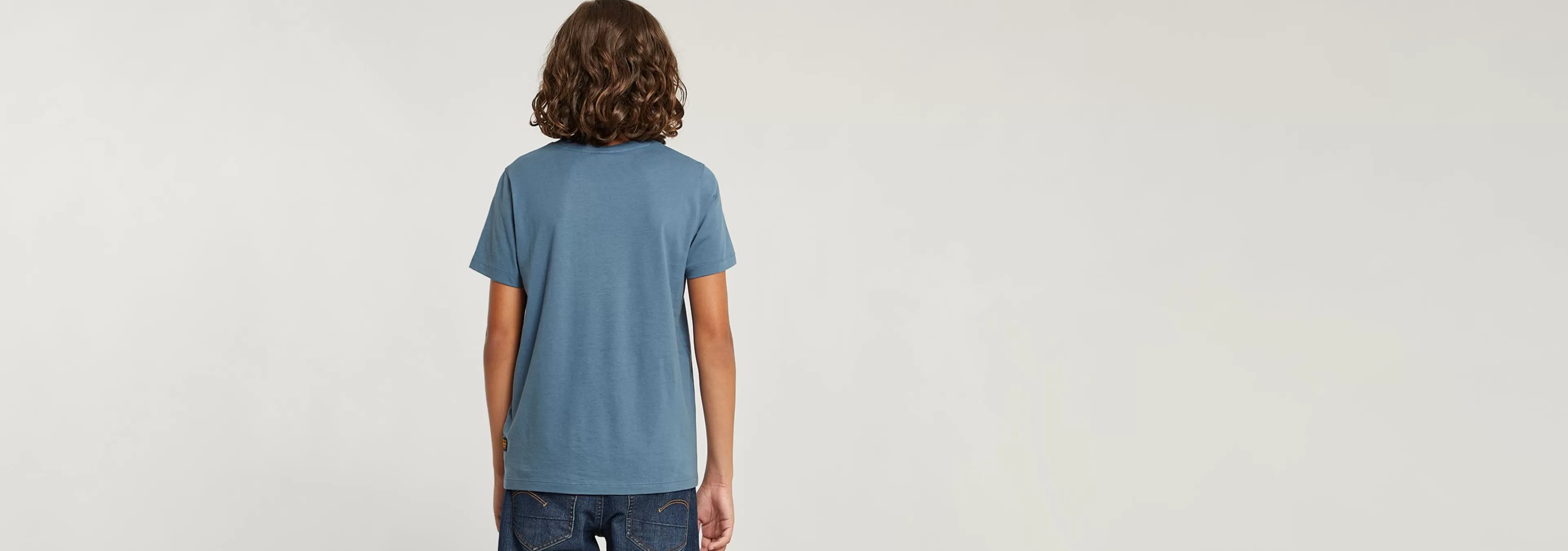 Discount G-Star Kids T-Shirt Regular Originals Logo Avio