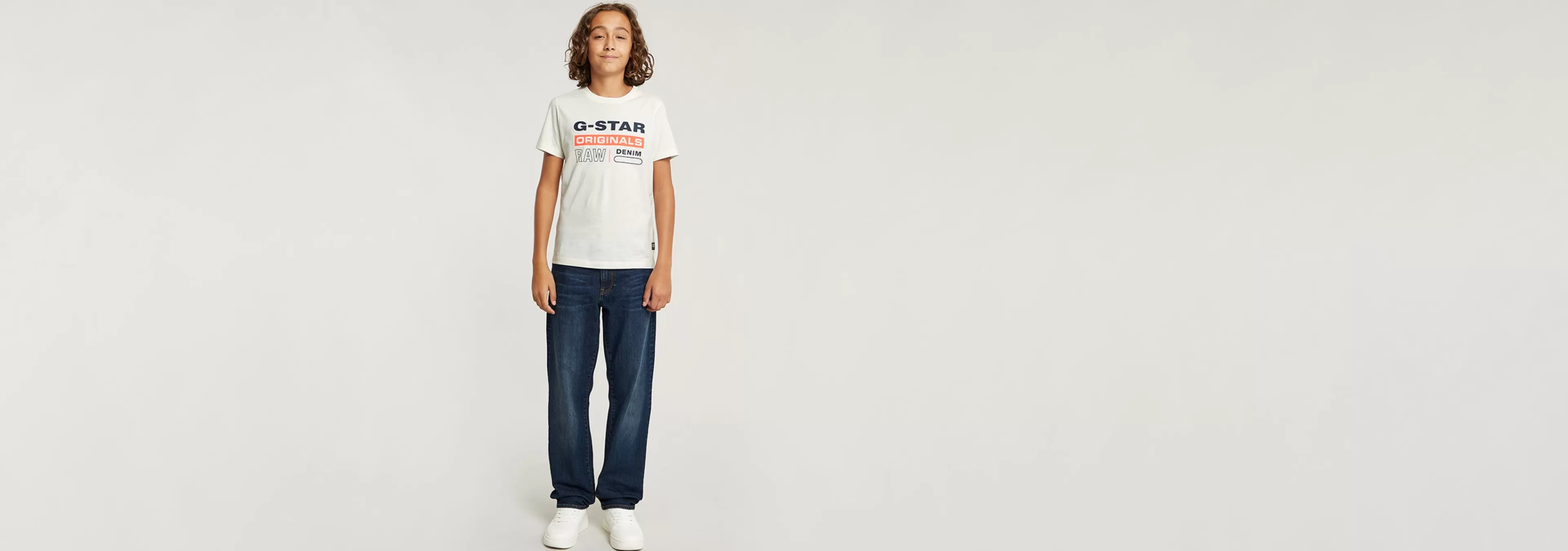 Online G-Star Kids T-Shirt Regular Originals Logo Buff