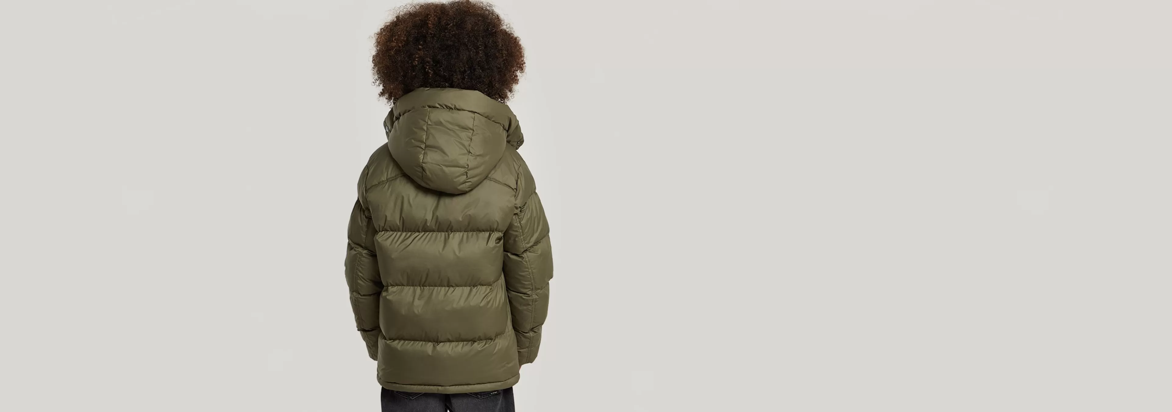 Best Sale G-Star Kids Whistler Gewatteerd Jack Met Capuchon shadow olive