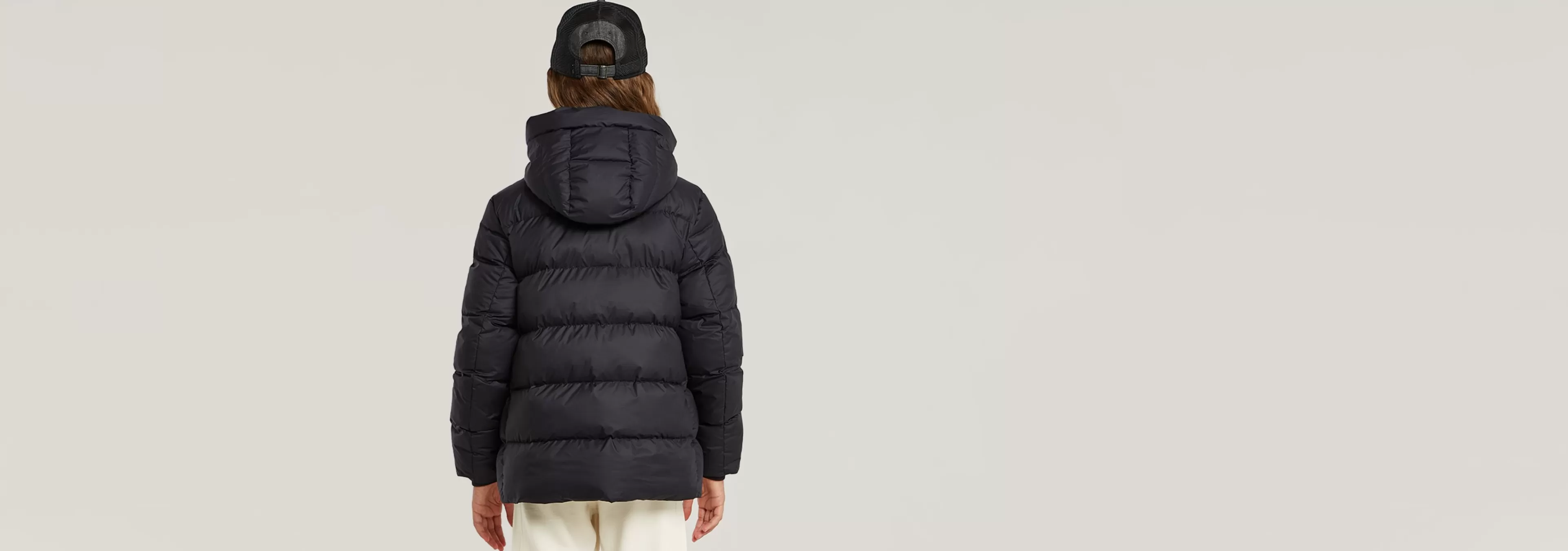 Hot G-Star Kids Whistler Kort Puffer Jack dark black