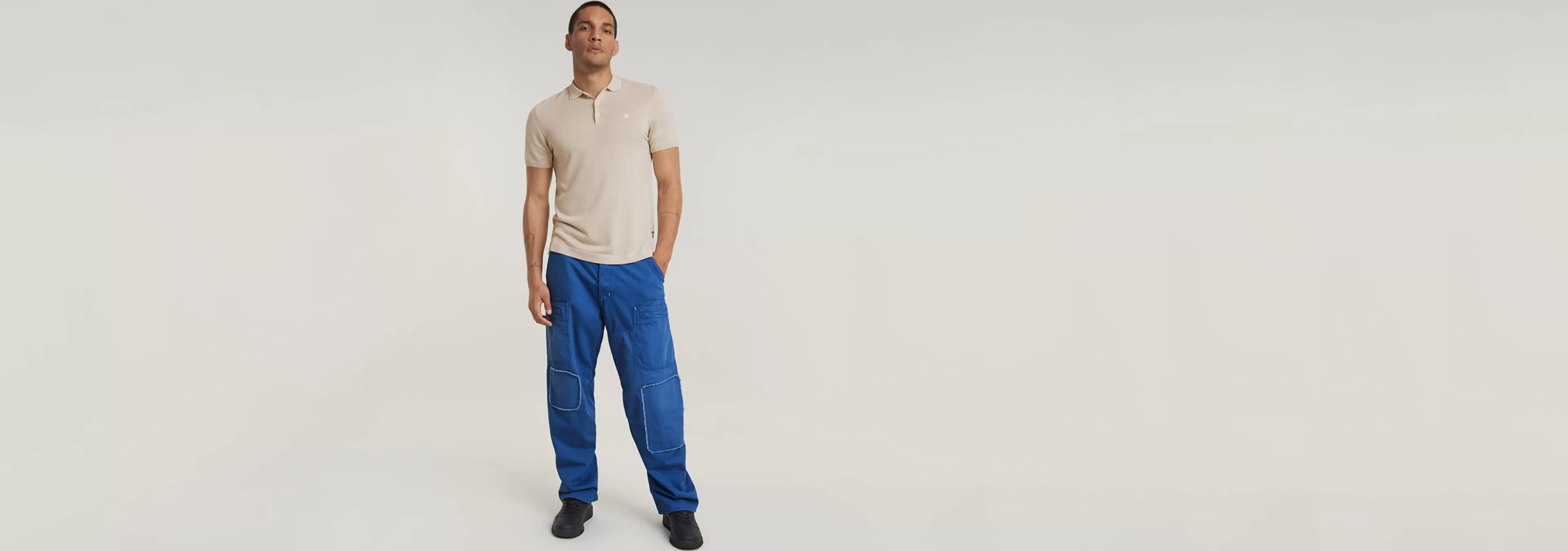 Clearance G-Star Knitted Polo whitebait