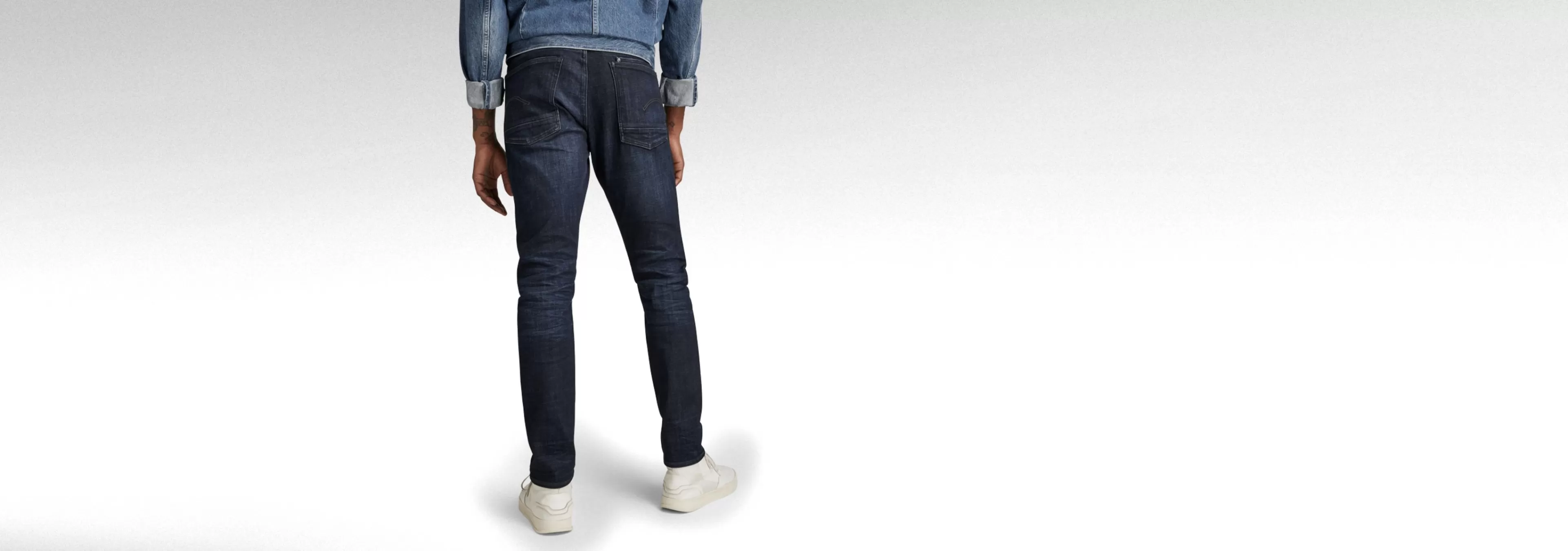 Cheap G-Star Lancet Skinny Jeans worn in dark sapphire