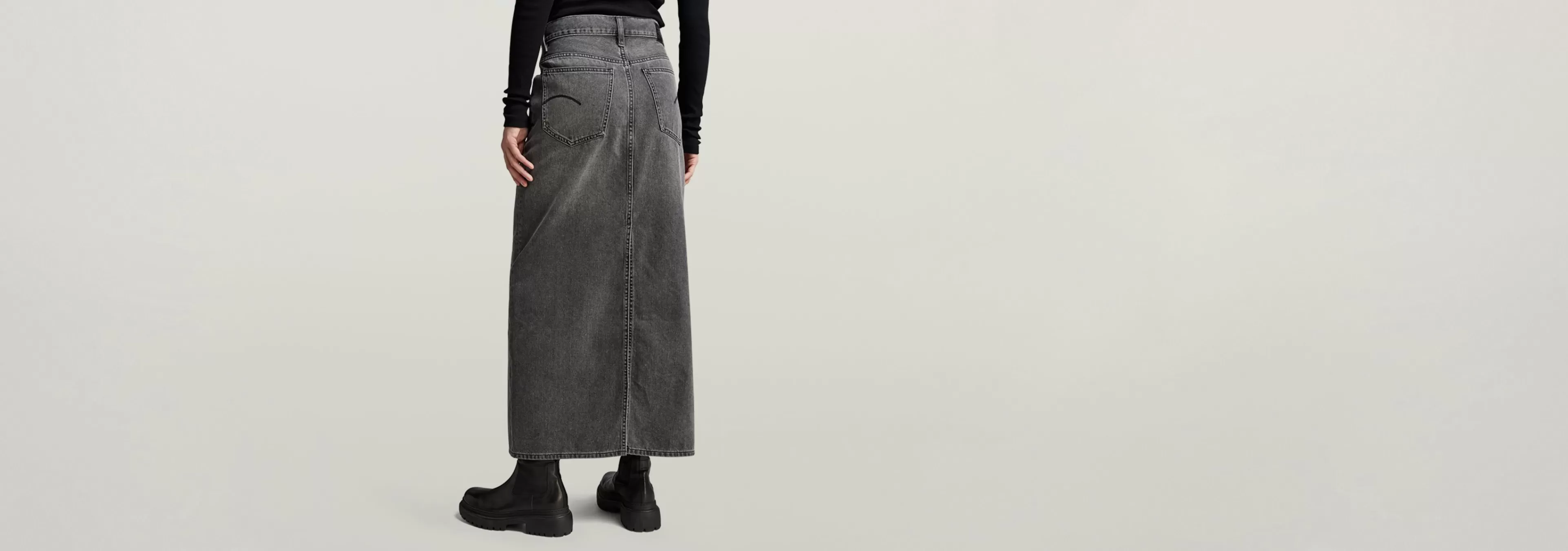 Cheap G-Star Lange Rok Viktoria worn in tin