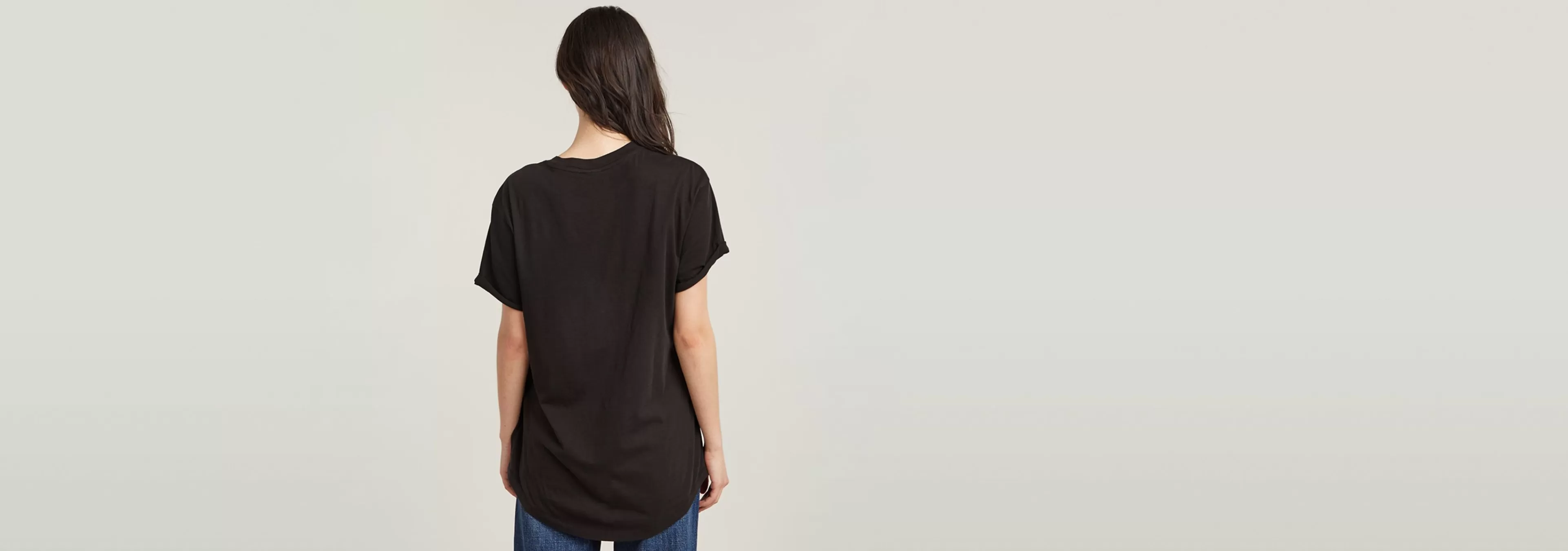 Cheap G-Star Lash Fem Loose Top dark black