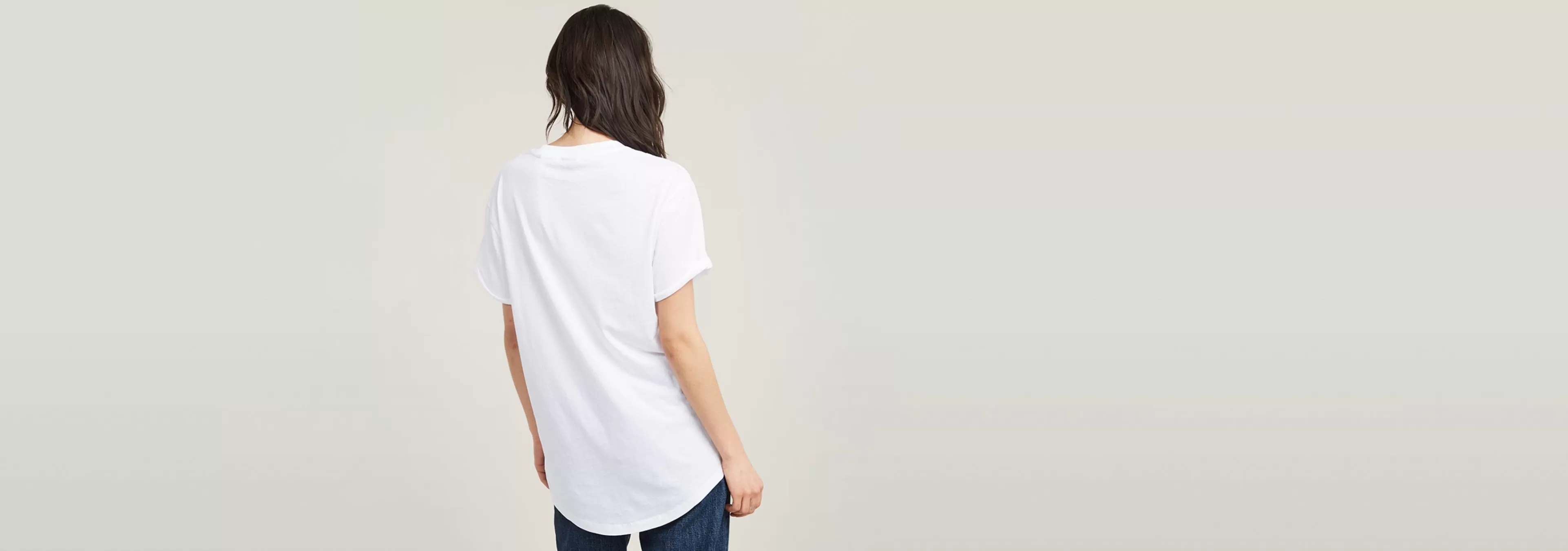 Sale G-Star Lash Fem Loose Top white
