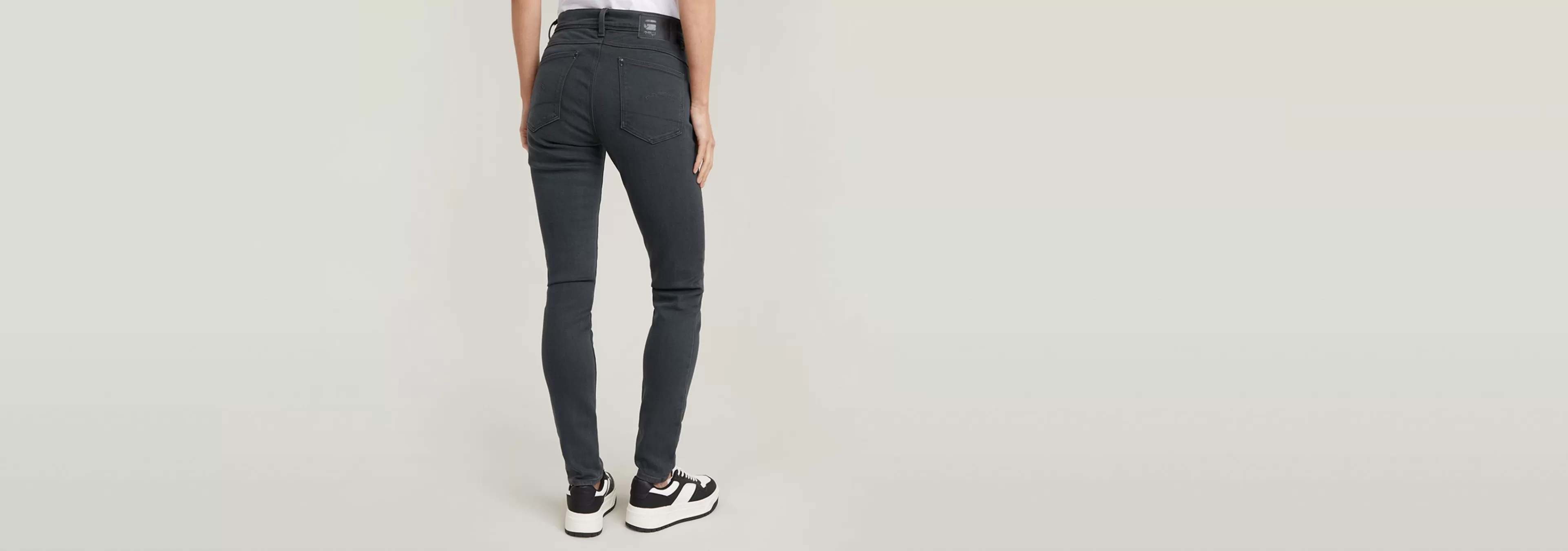 Best G-Star Lhana High Super Skinny Jeans worn in tornado