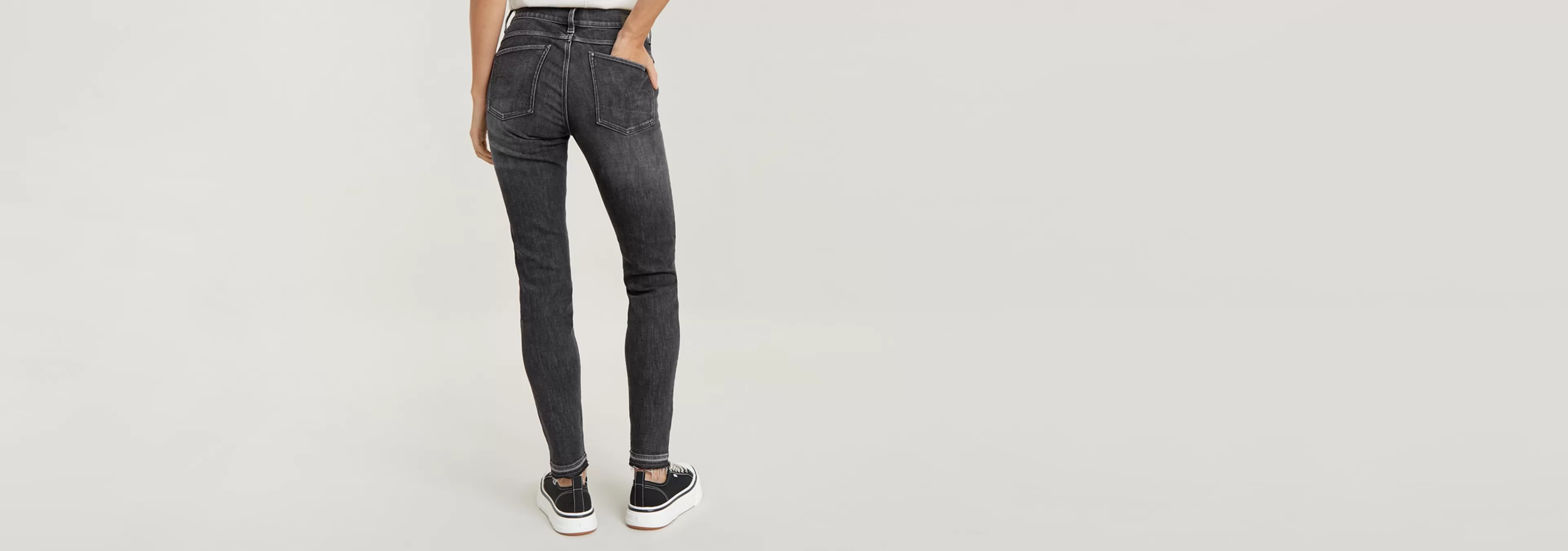 Outlet G-Star Lhana Skinny Jeans faded apollo grey