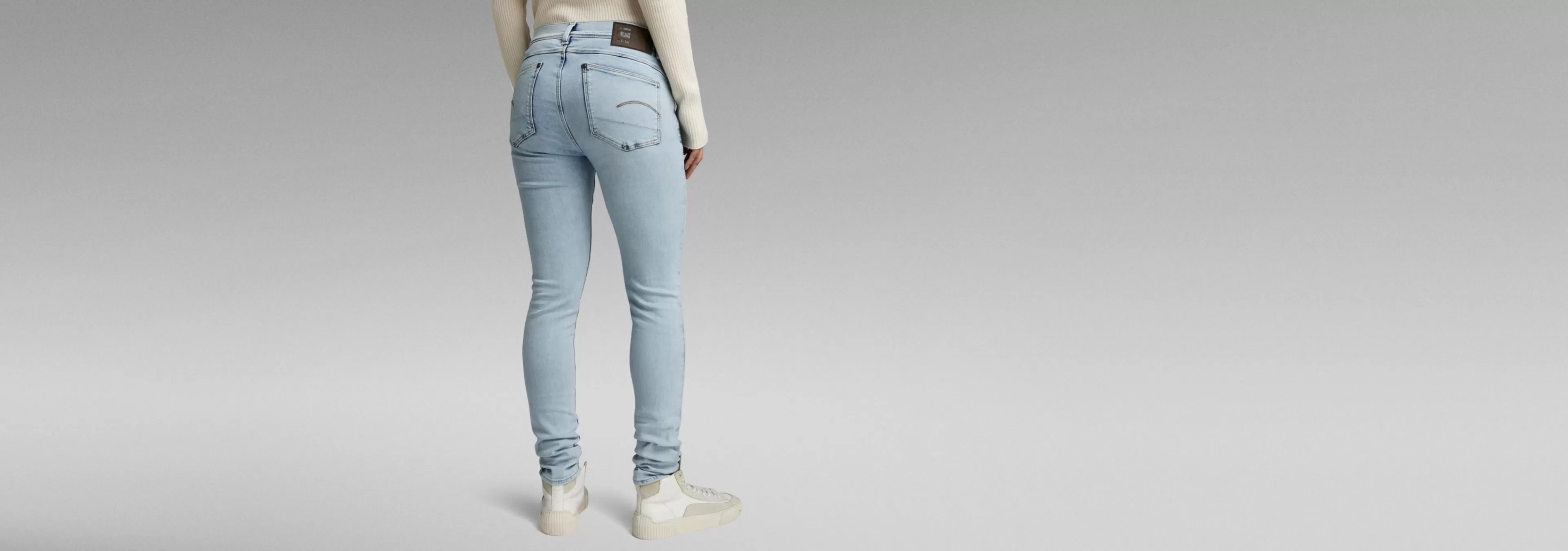 Best G-Star Lhana Super Skinny Jeans Sun Faded Iceberg