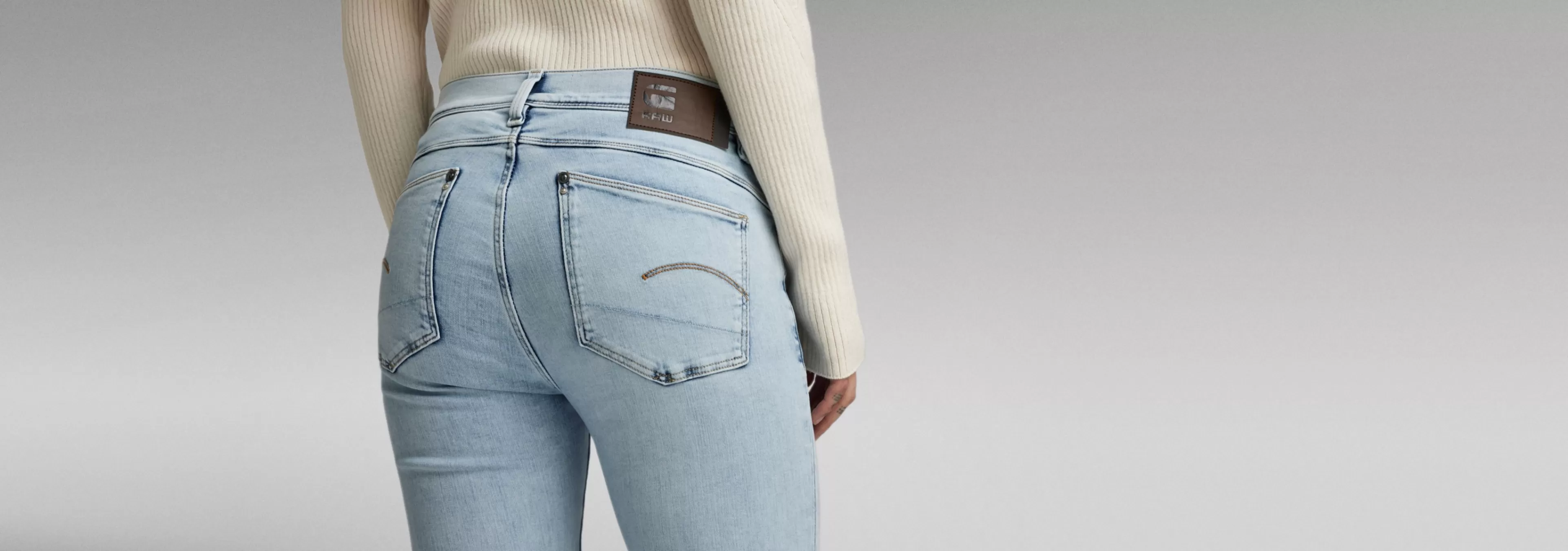 Best G-Star Lhana Super Skinny Jeans Sun Faded Iceberg