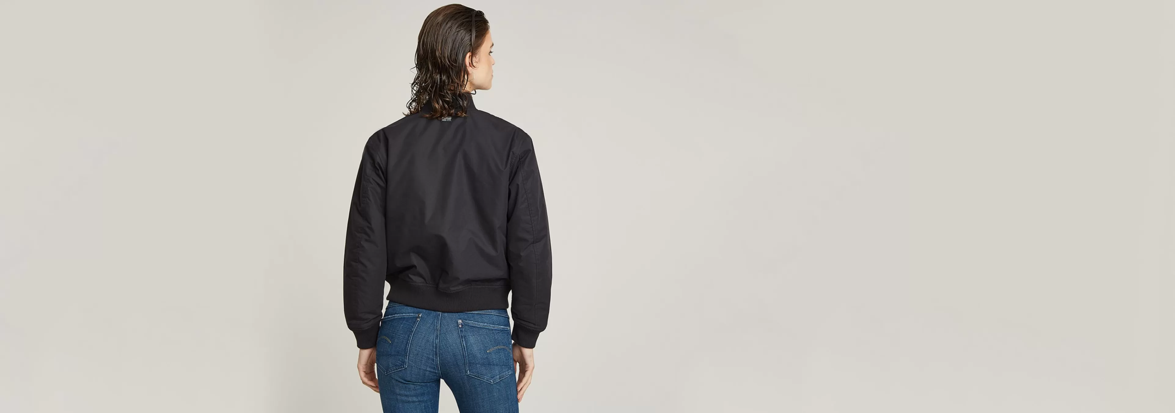 Store G-Star Licht Gewatteerd Bomberjack dark black
