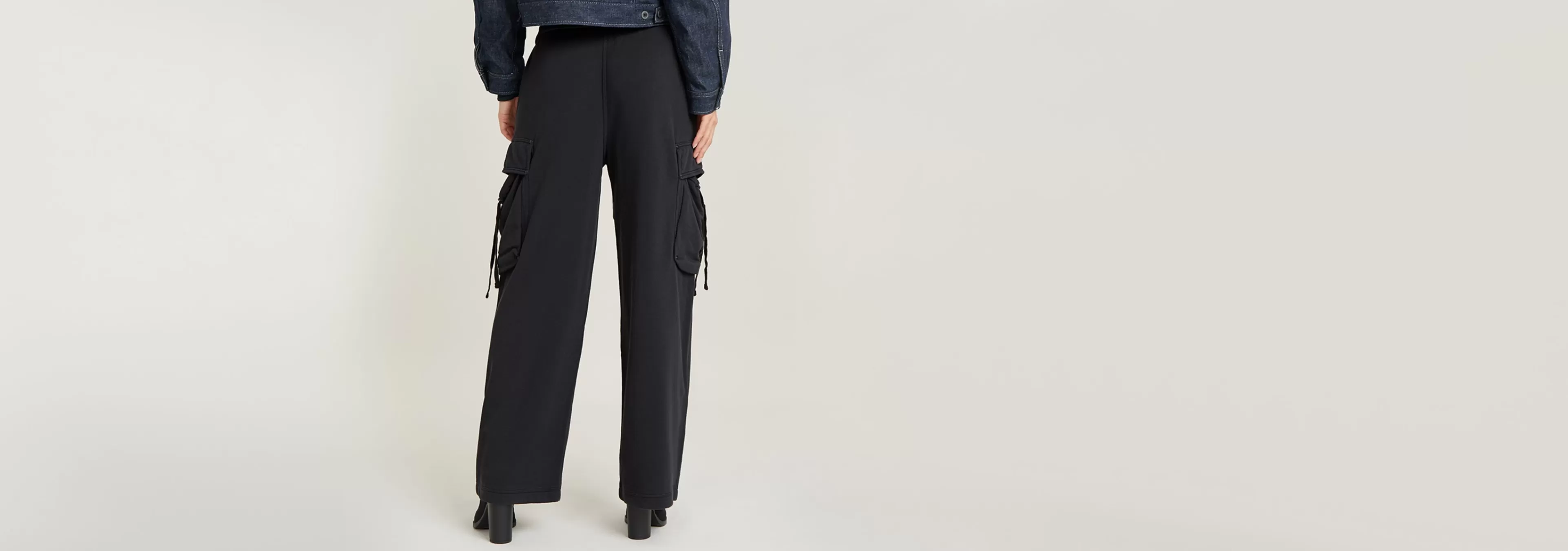 New G-Star Lichtgewicht Utility Sweat Pant Loose dark black garment dyed