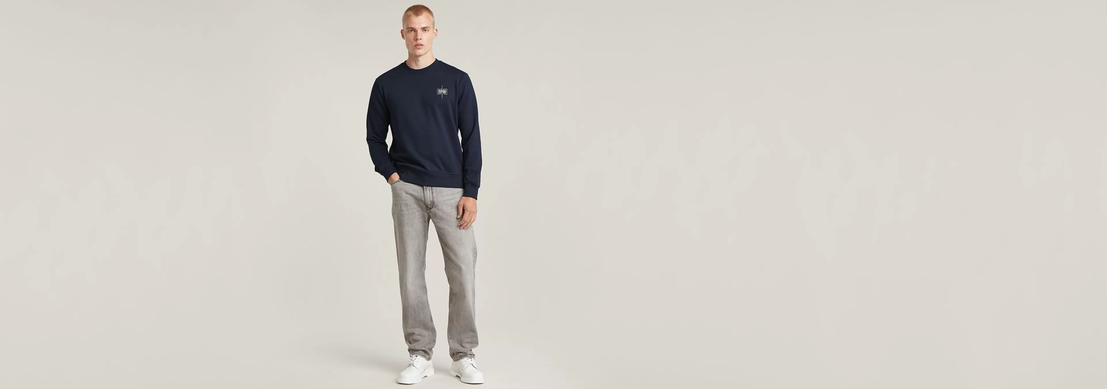 Online G-Star Logo Sweater sartho blue
