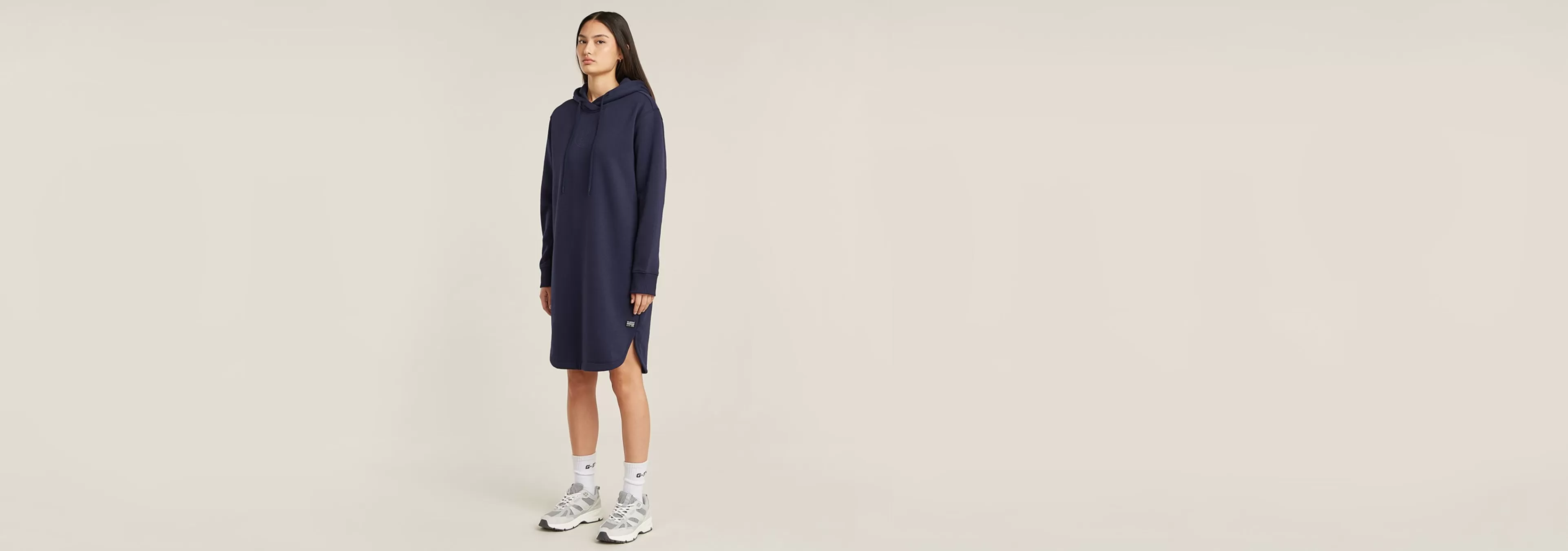 Online G-Star Logo Sweaterjurk Met Capuchon warm sartho