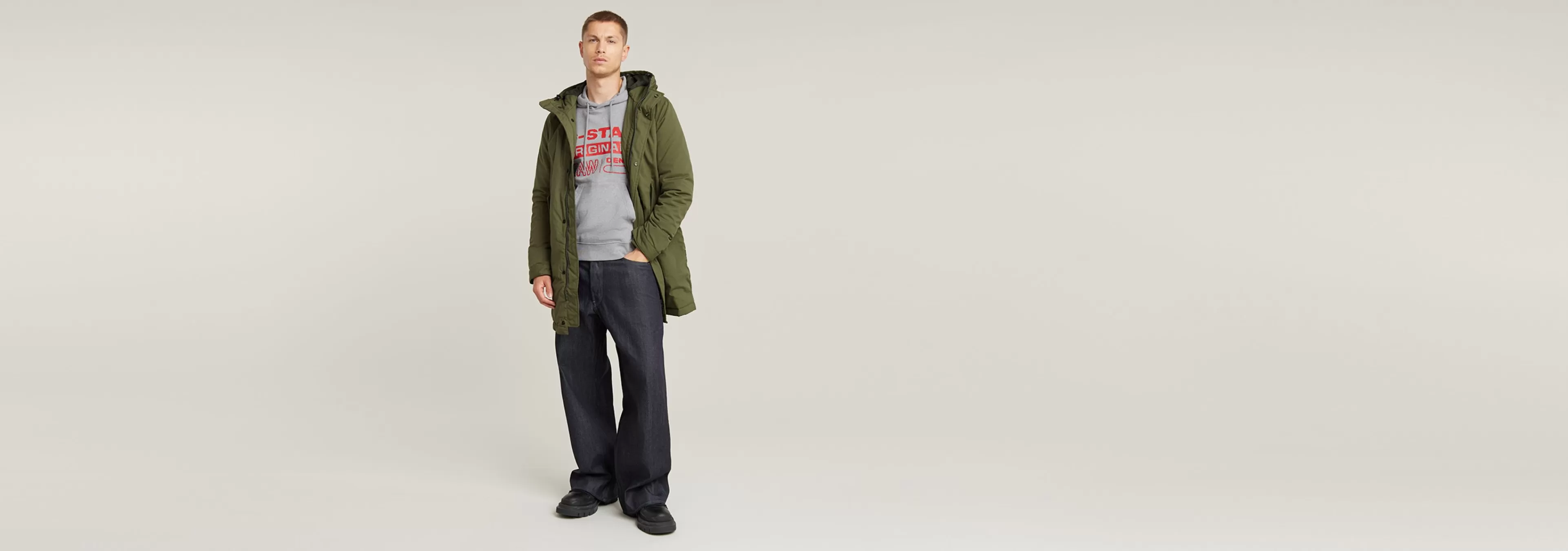Store G-Star Long Pocket Loose Jeans raw denim