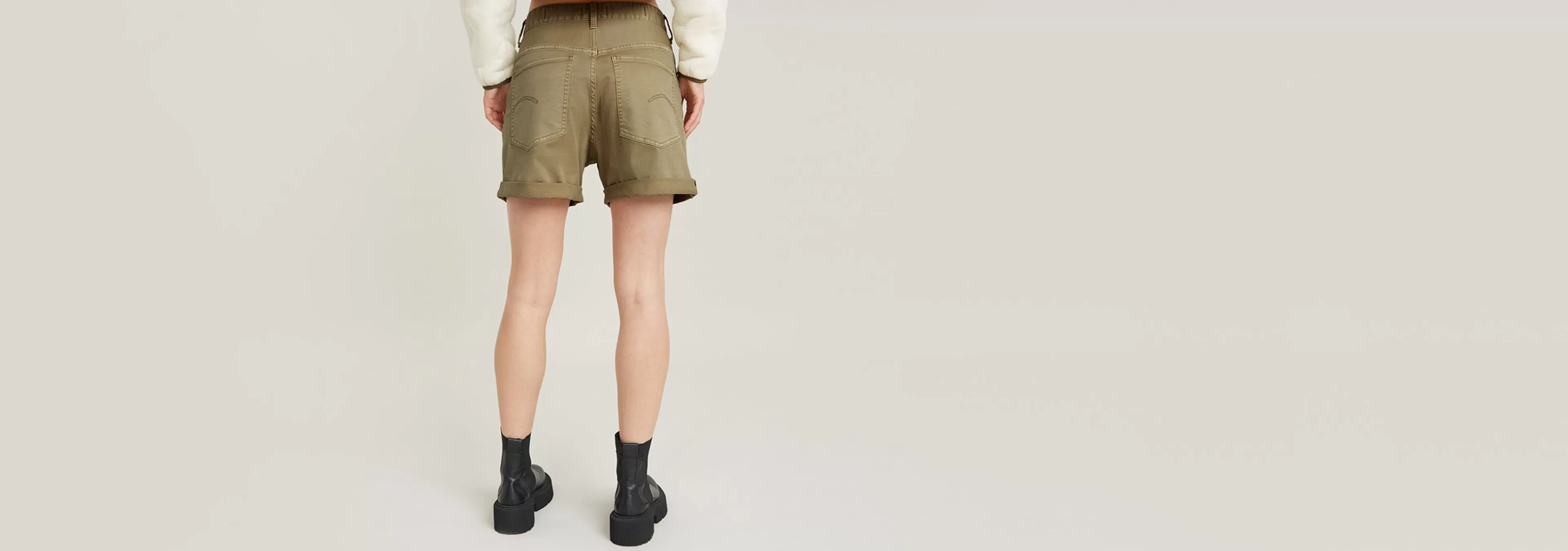 Store G-Star Loose 5 Pocket Short light moss