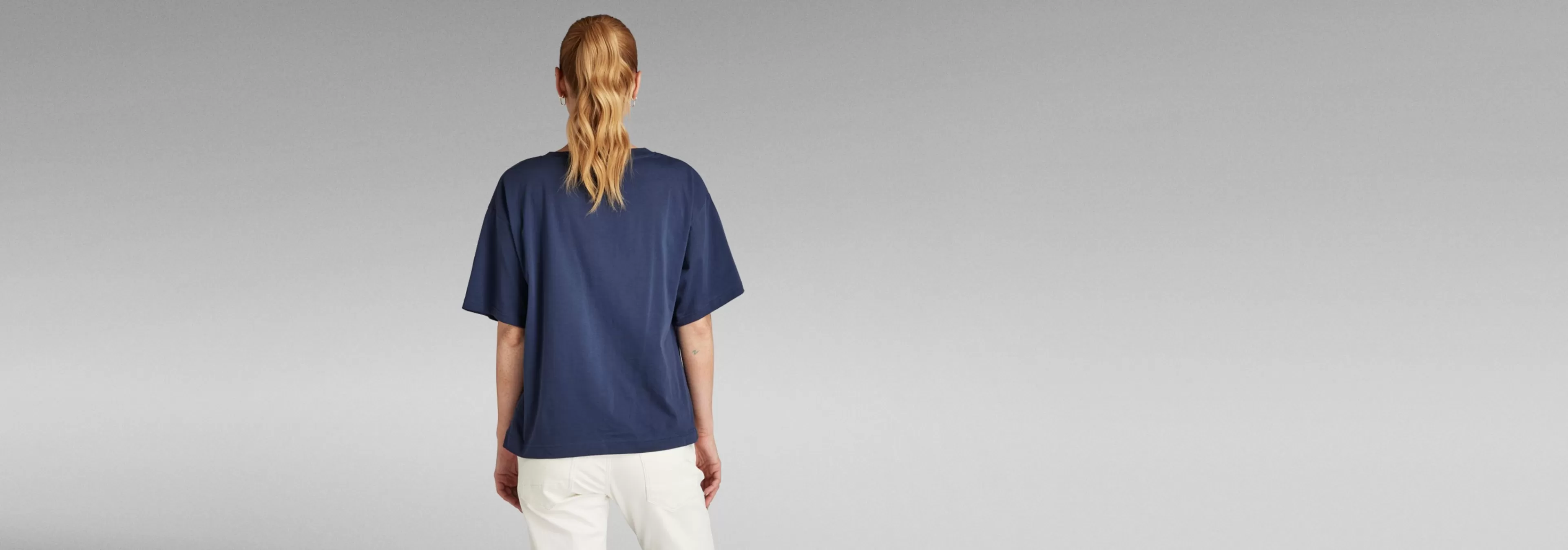 Discount G-Star Loose Fit Top sartho blue